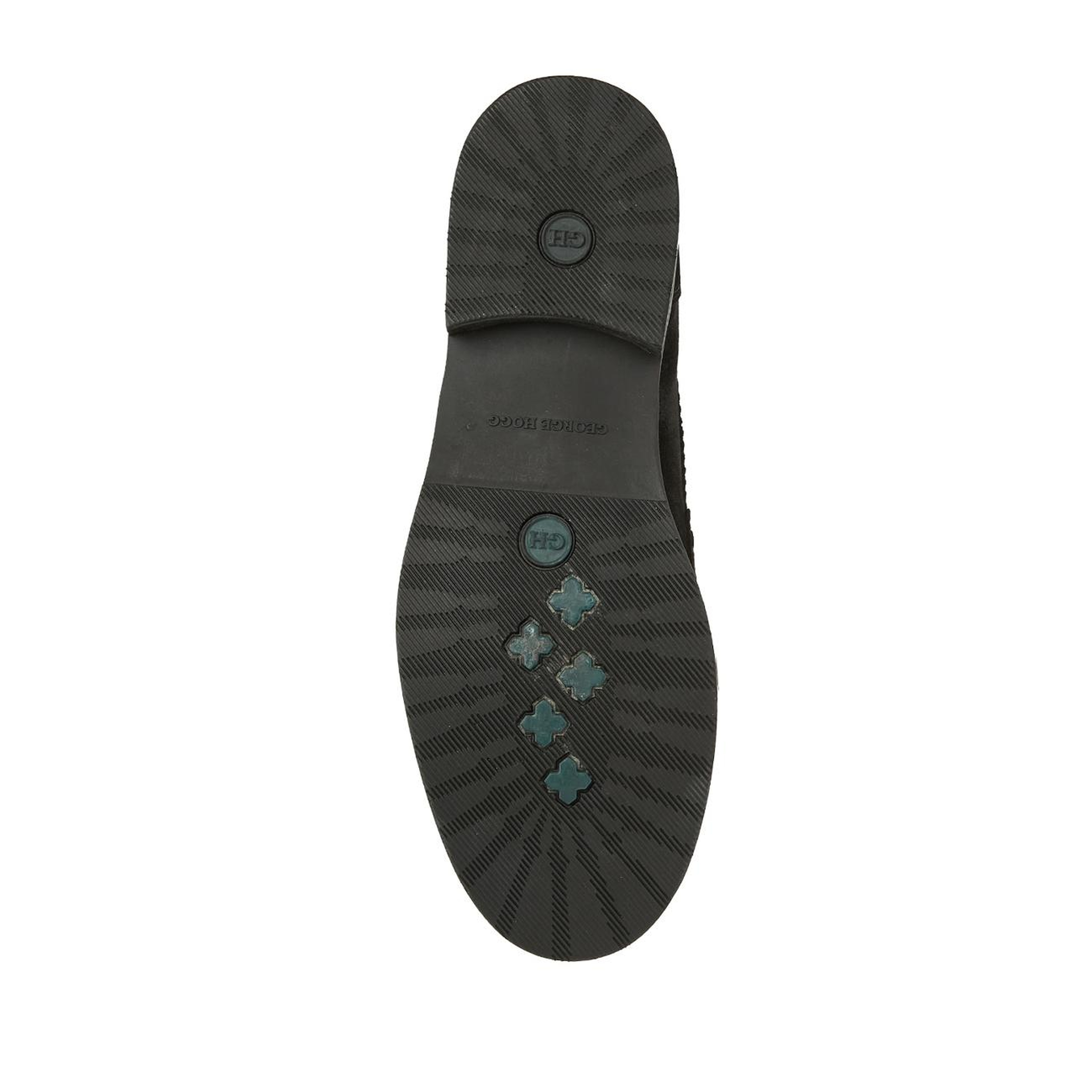 George Hogg Icons Kadın Siyah Süet Loafer