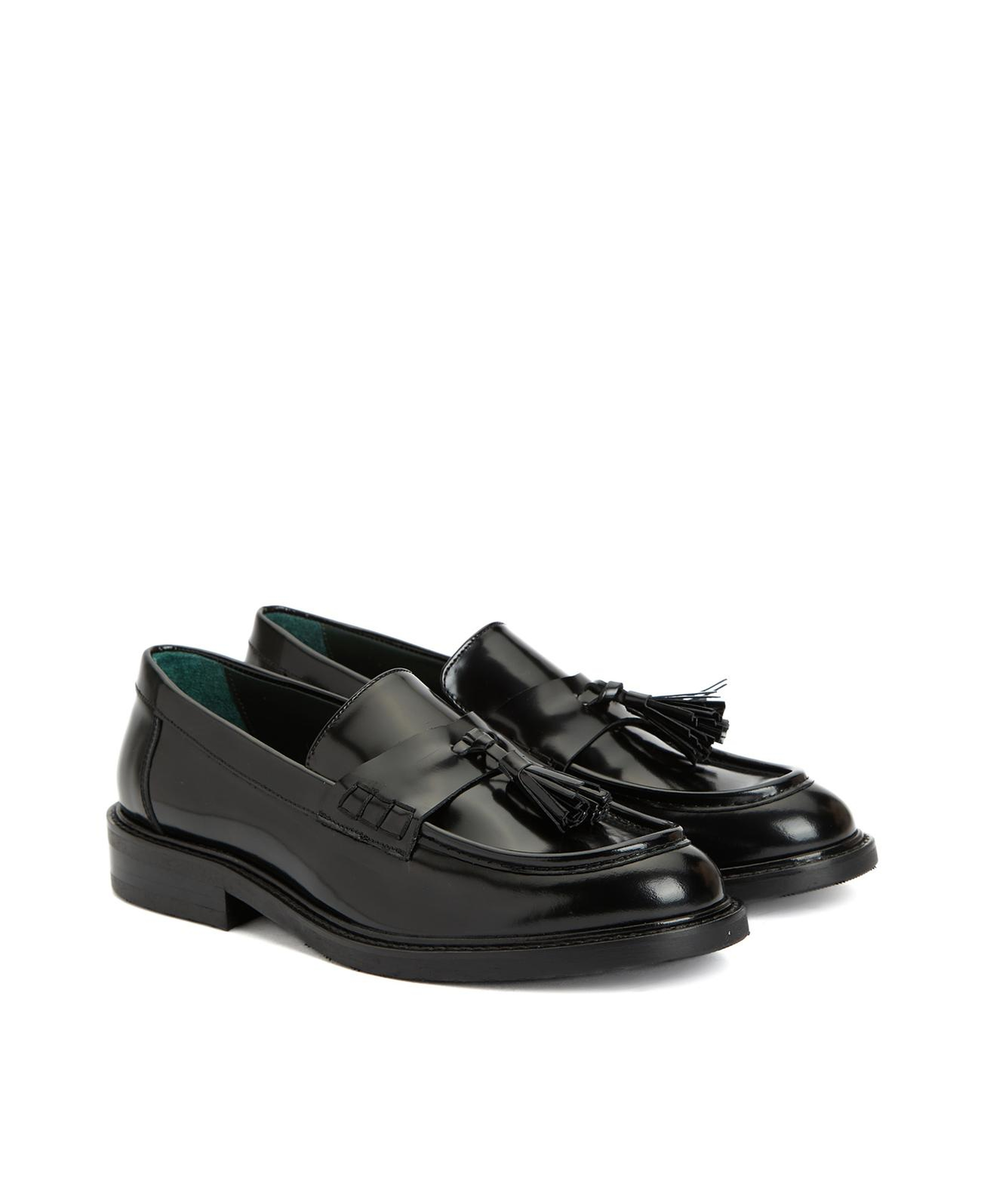 George Hogg Kadın Siyah Deri Loafer