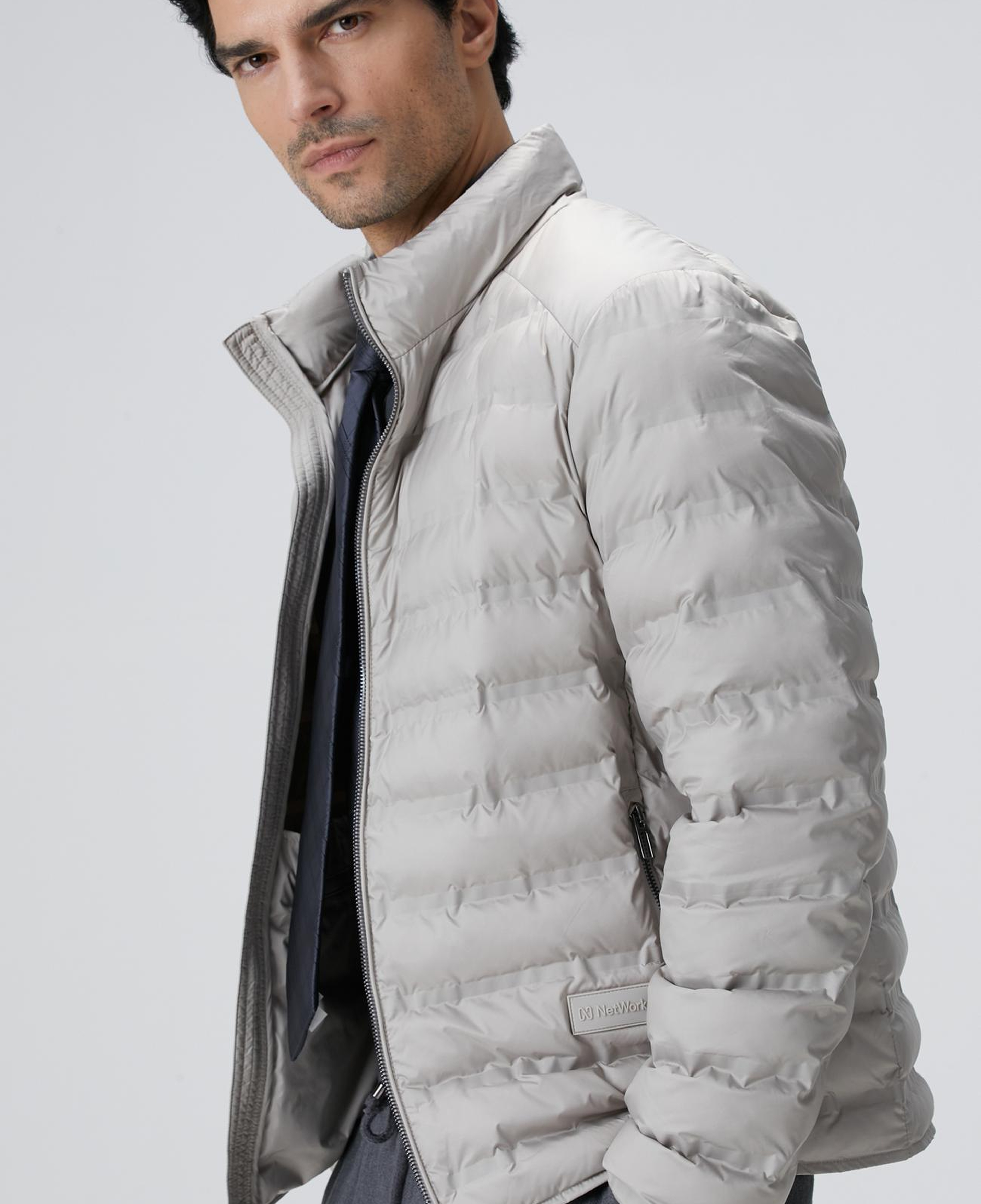 Network Erkek Taş Puffer Mont