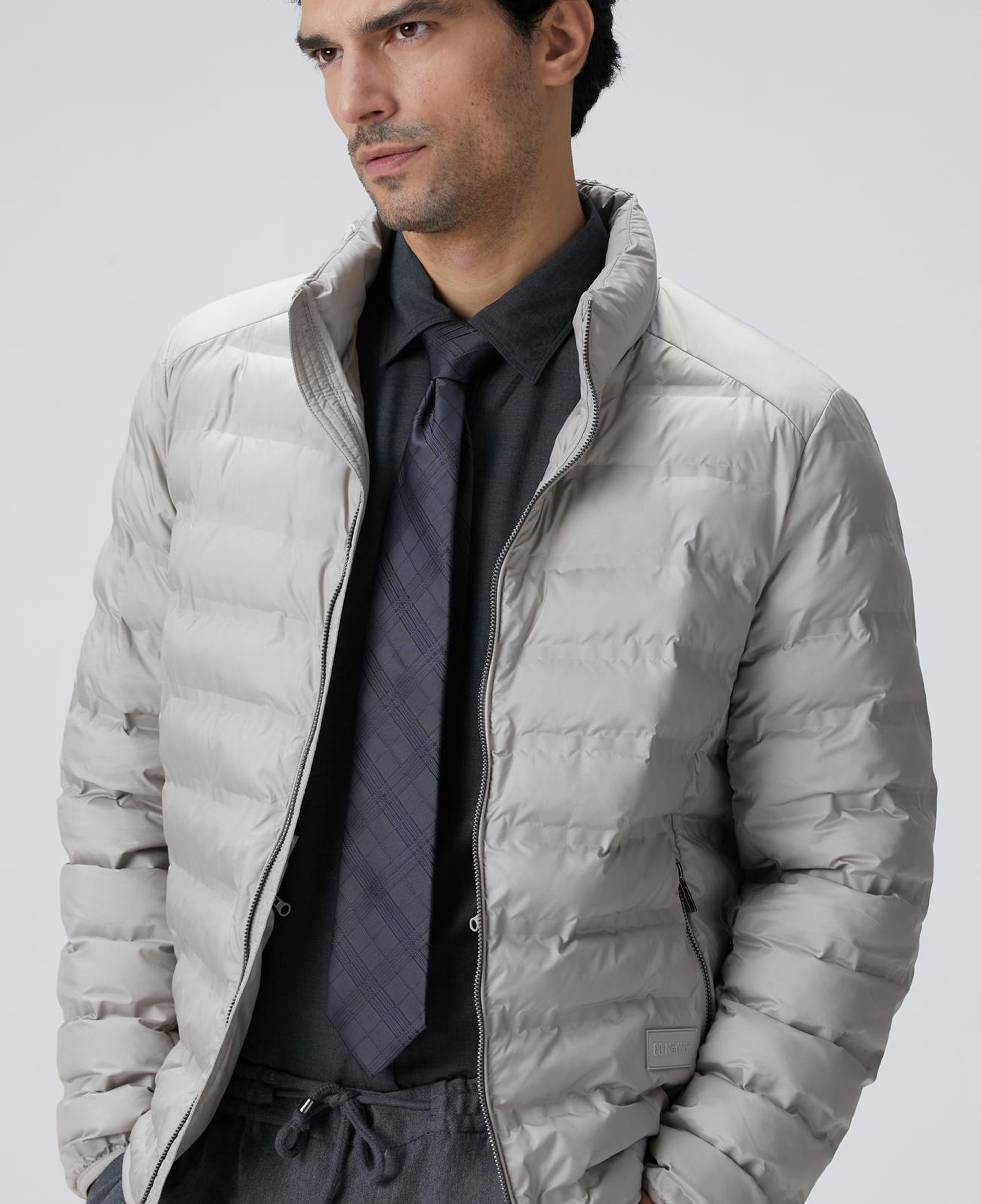 Network Erkek Taş Puffer Mont