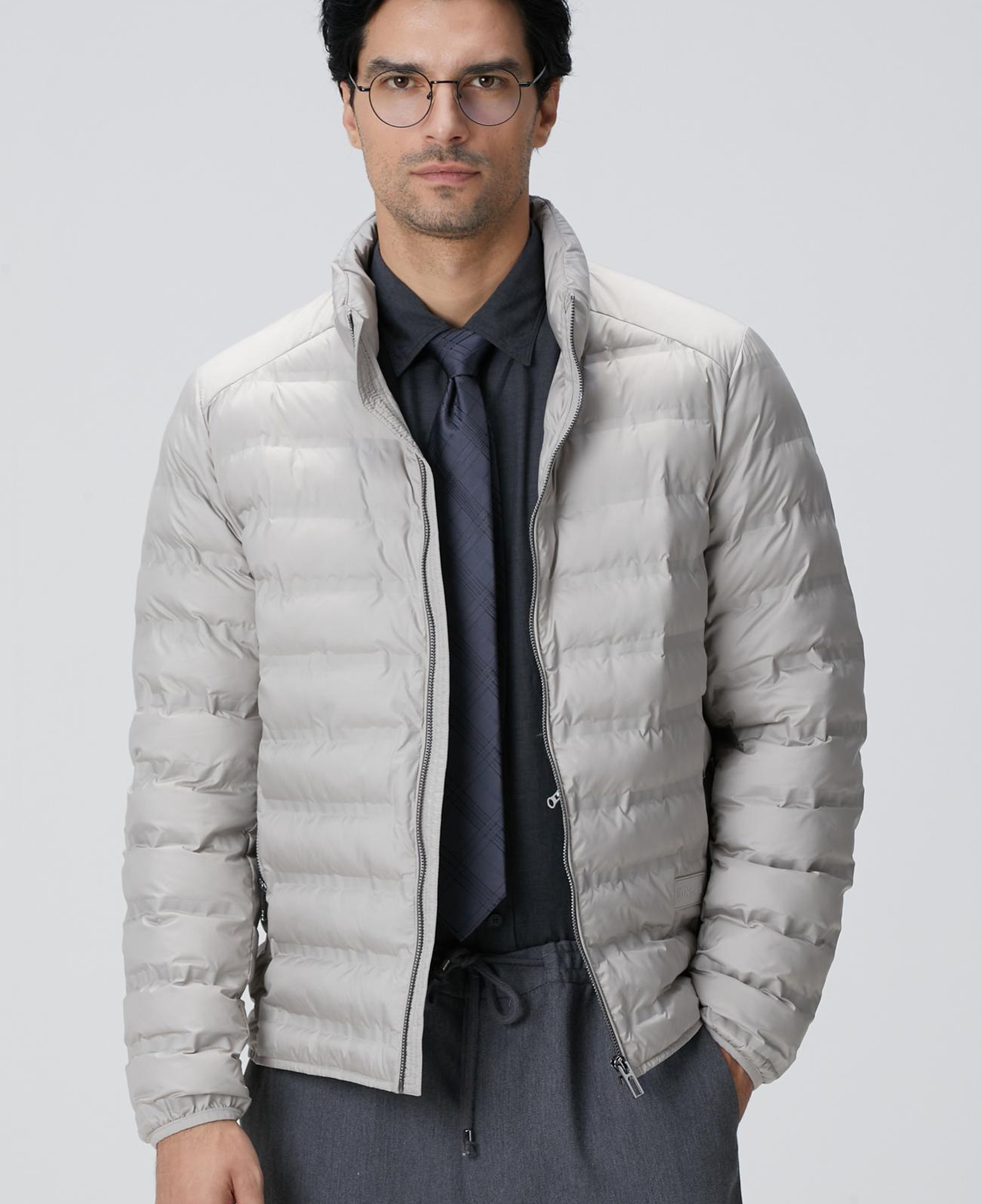 Network Erkek Taş Puffer Mont