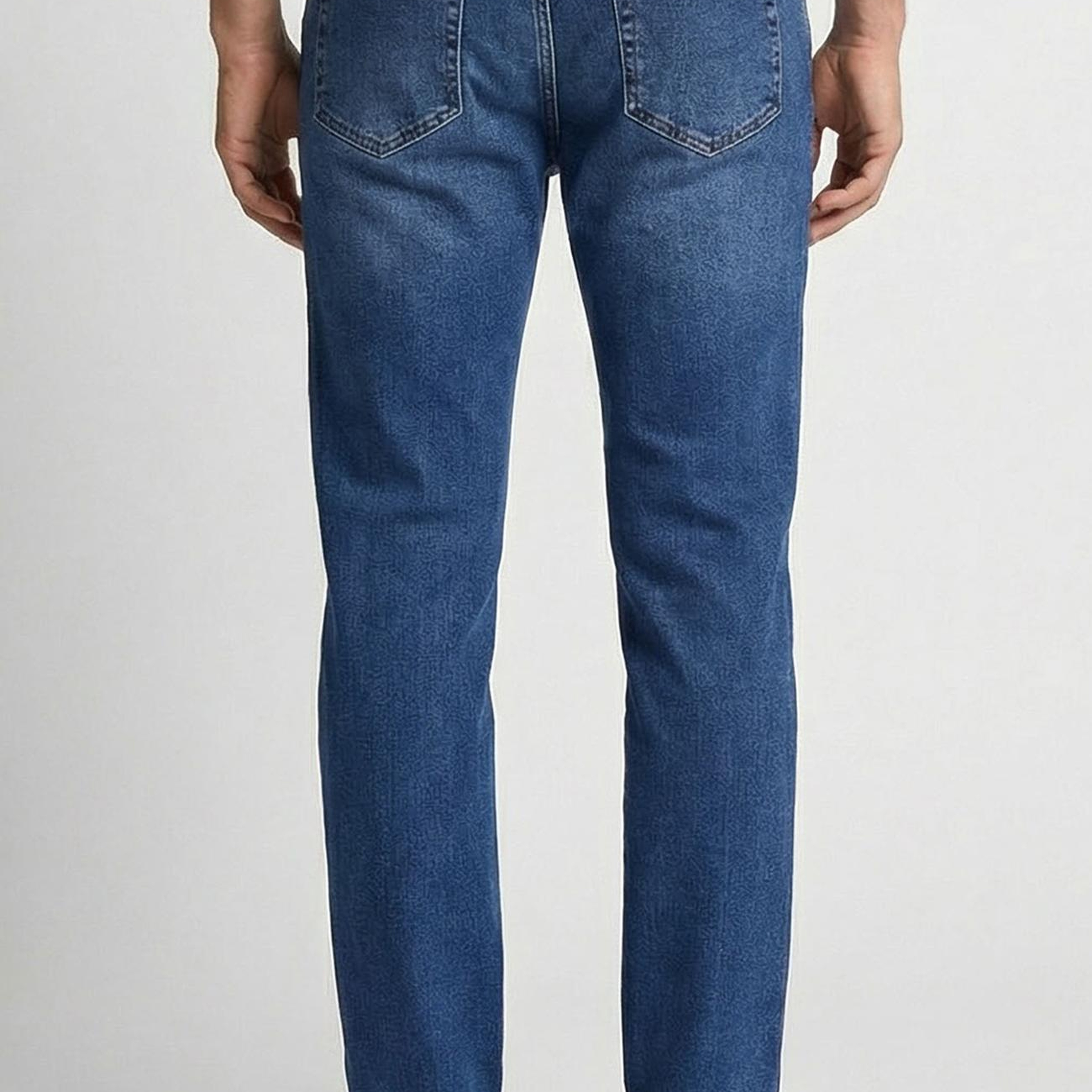 Network Erkek Mavi Denim Pantolon