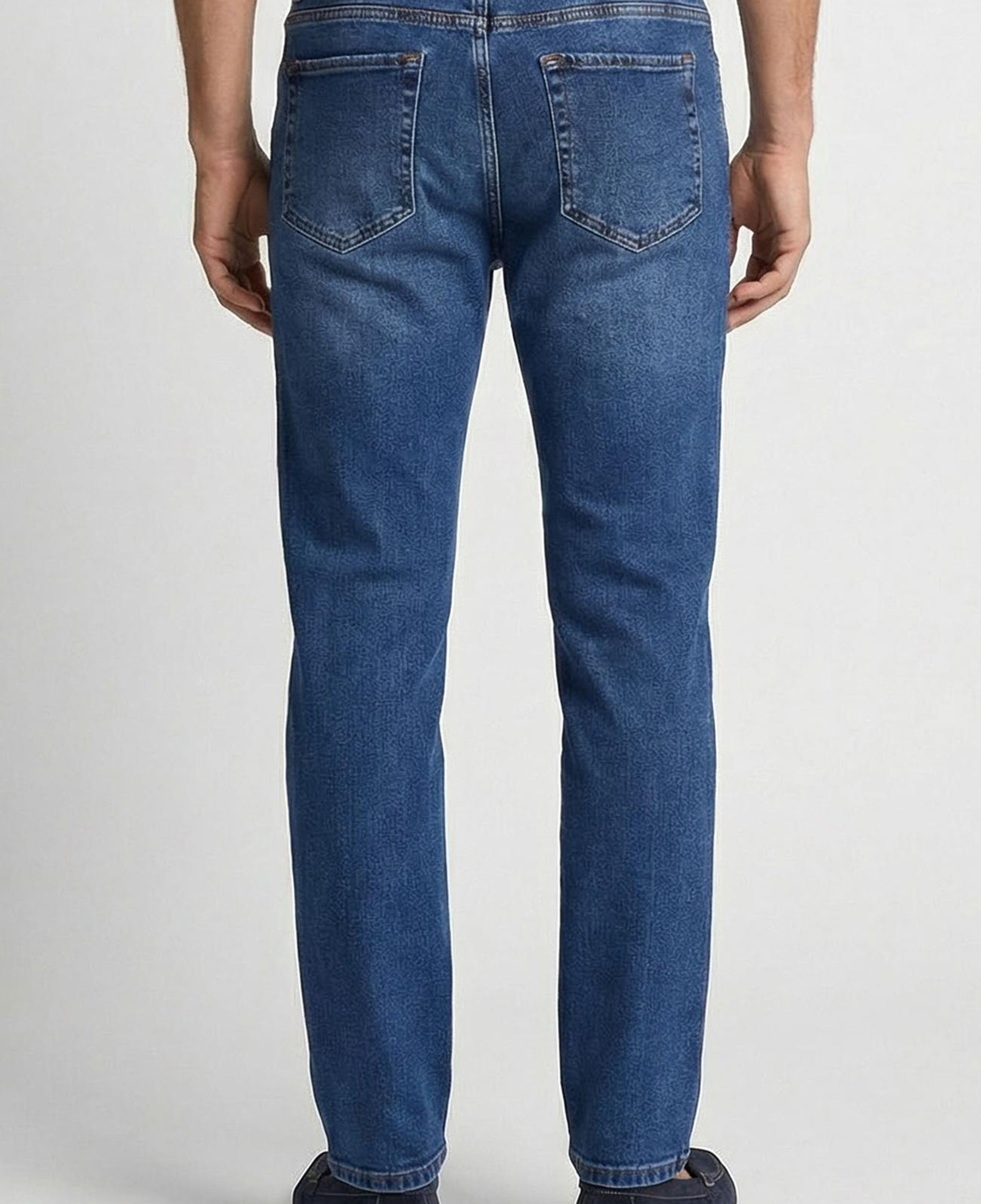 Network Erkek Mavi Denim Pantolon