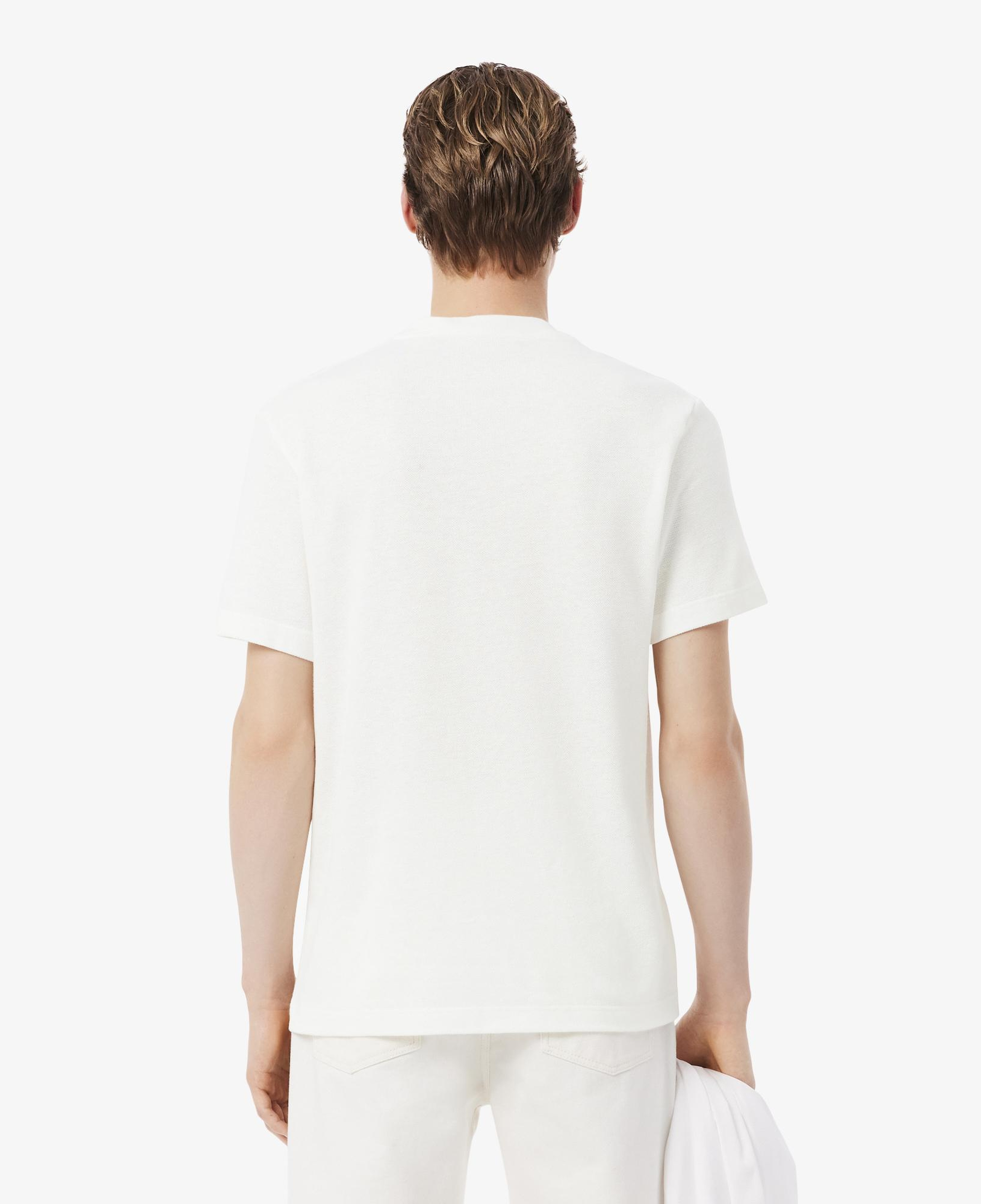 Lacoste Erkek Classic Fit Bisiklet Yaka Beyaz T-Shirt