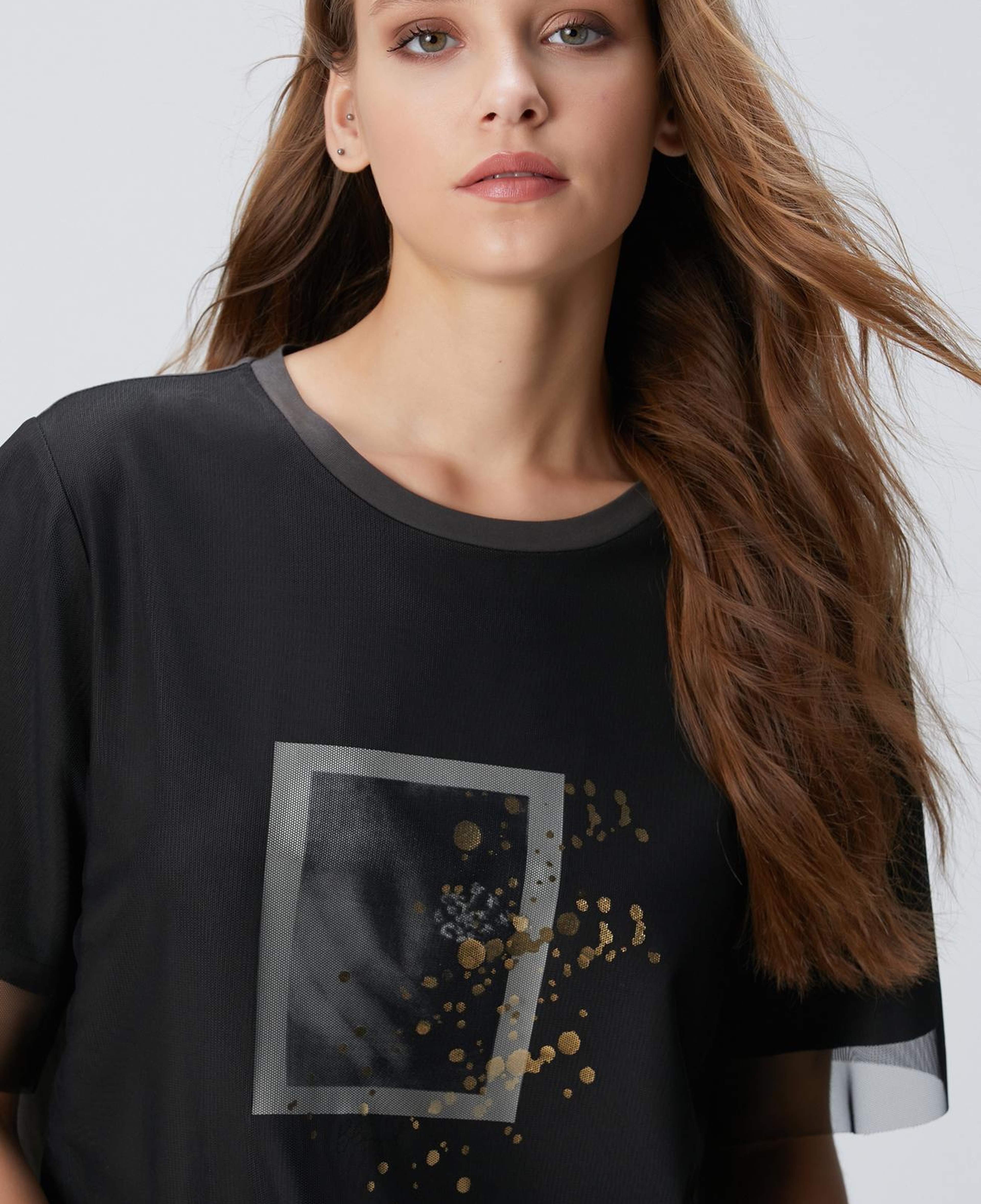 Network Kadın N-Tech Antrasit T-Shirt