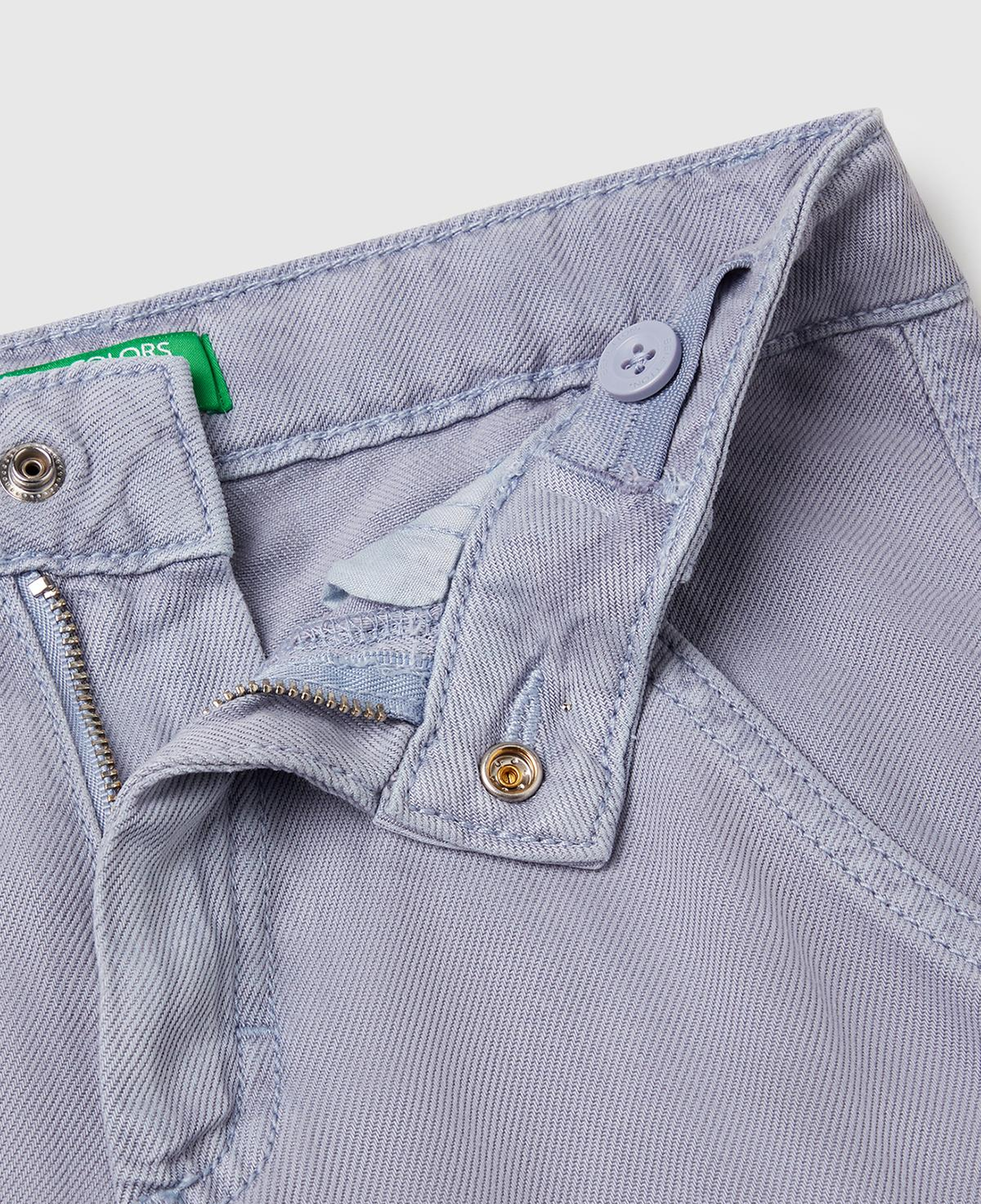 Kız Çocuk Lila %100 Liyosel Logo İşlemeli Yanı Halka Detaylı Pantolon