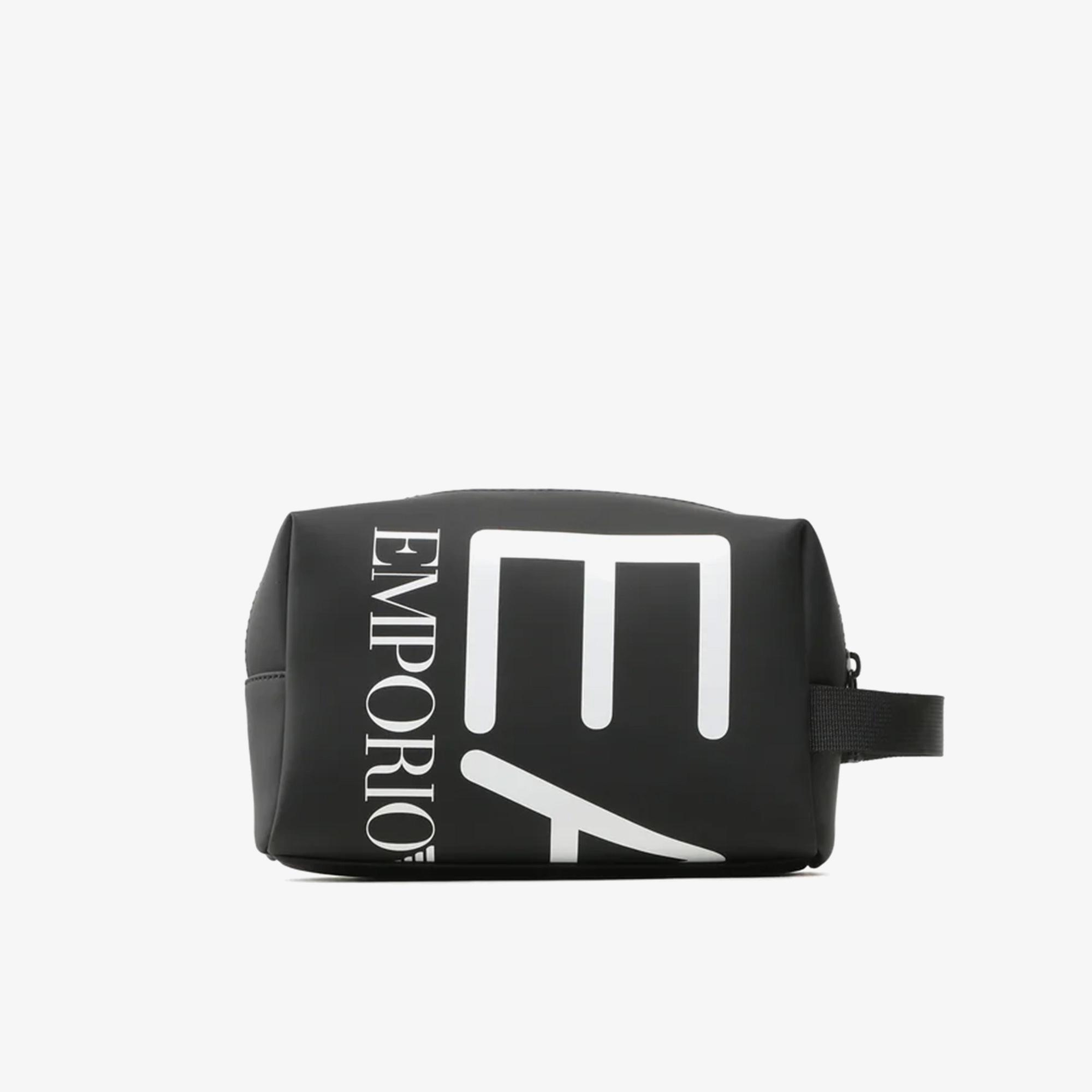 EA7 Unisex Siyah Makyaj Çantası