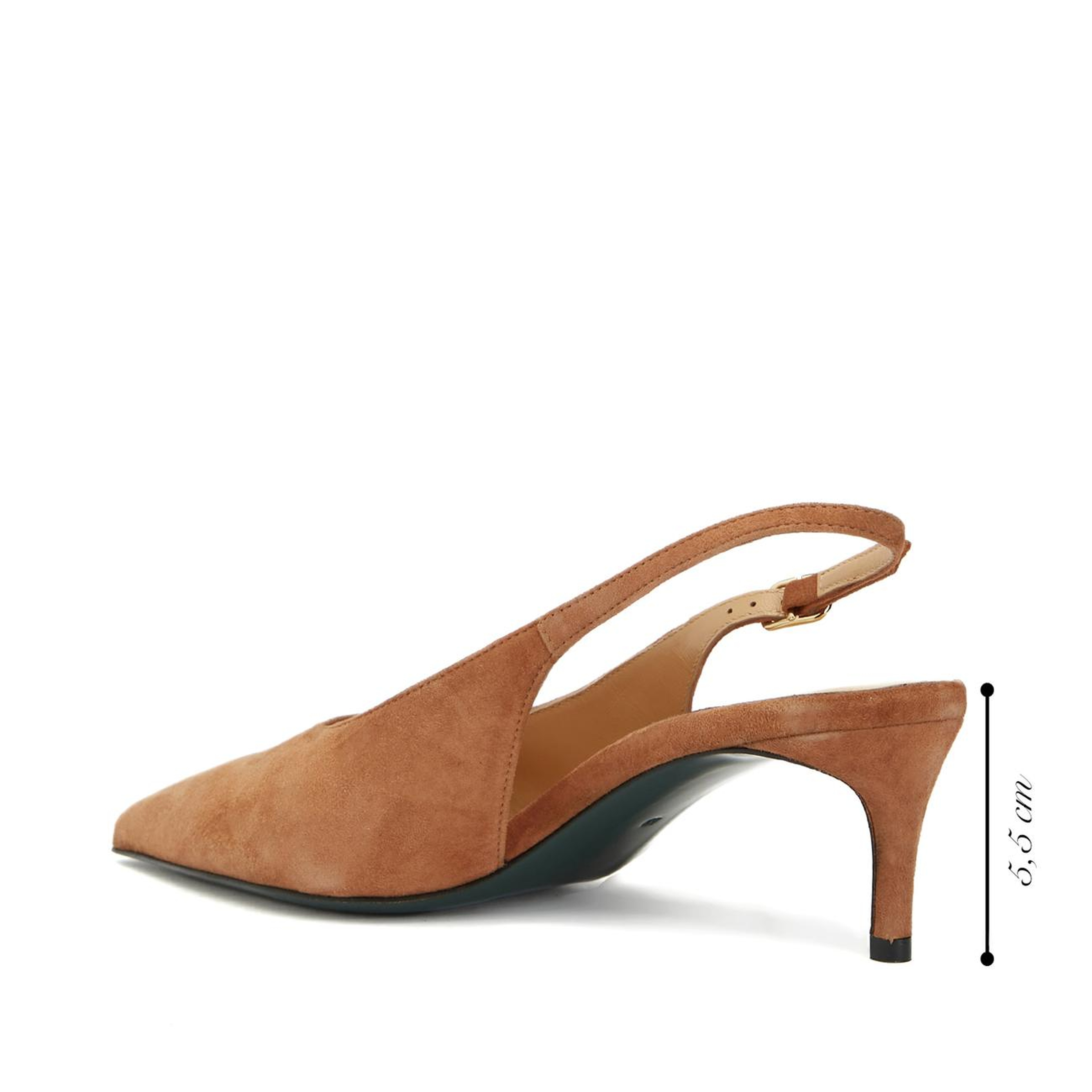 Gh For Nw Kadın Taba Günlük Rahat Süet Stiletto