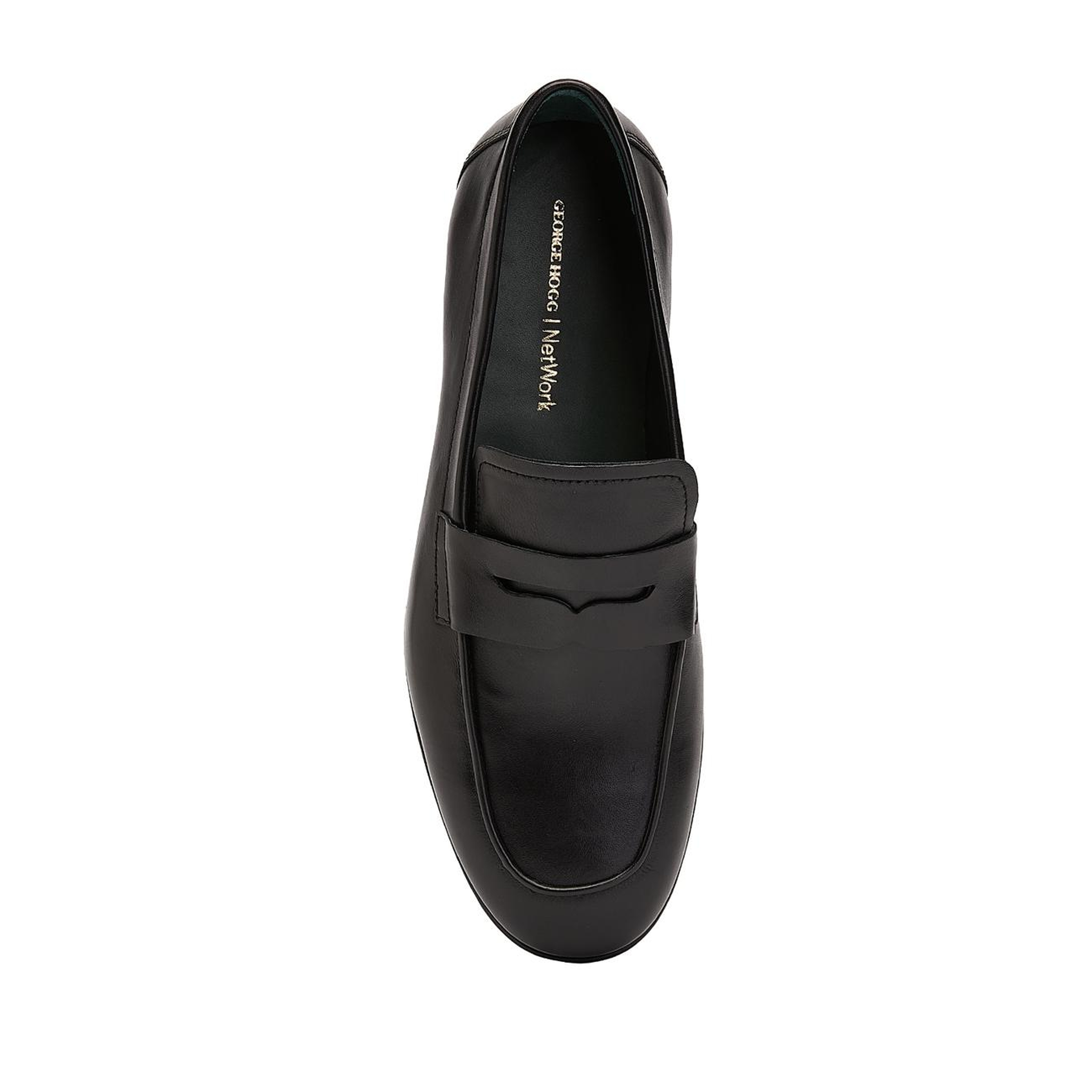 Gh For Nw Erkek Siyah Deri Klasik Loafer