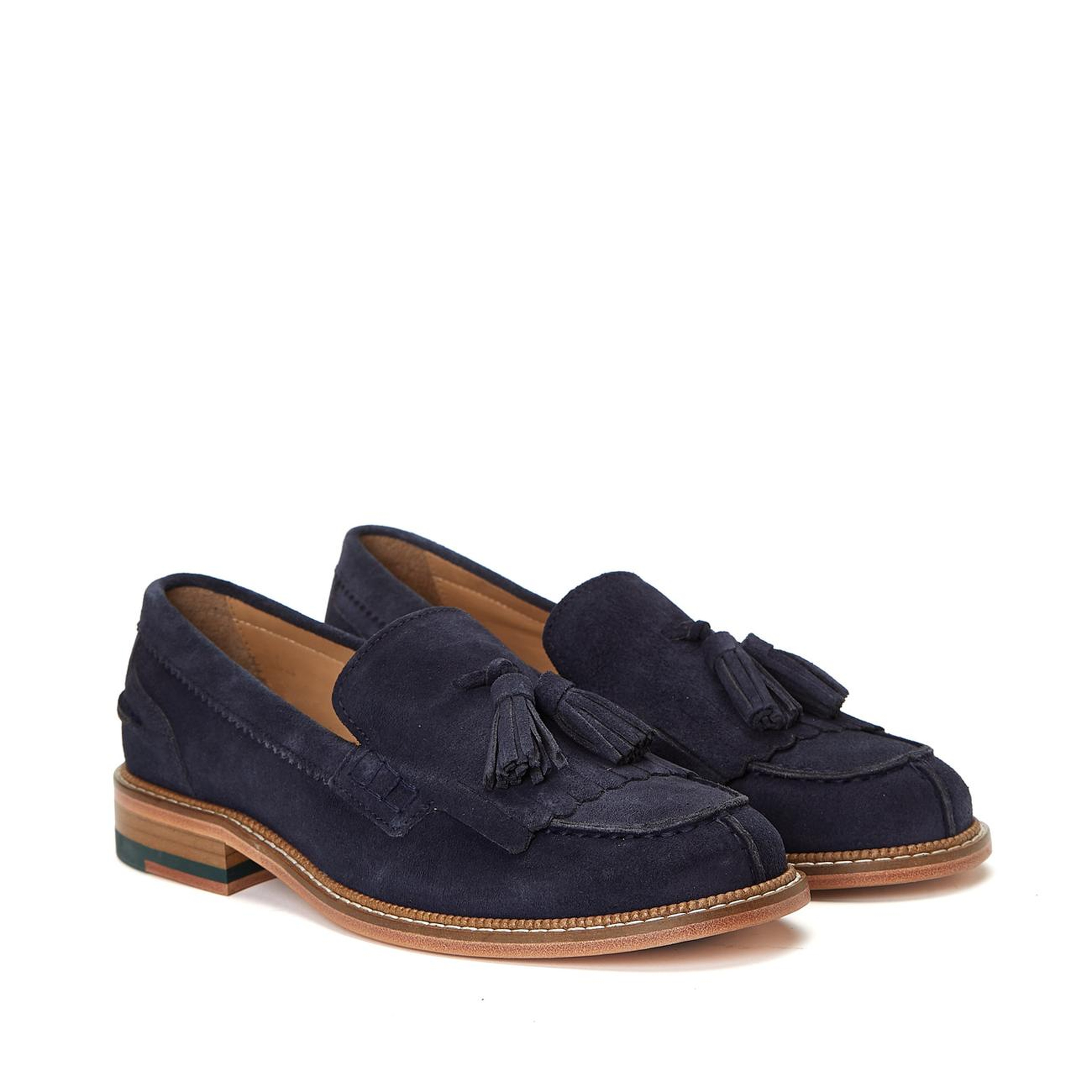 Gh For Nw Kadın Lacivert Süet Loafer