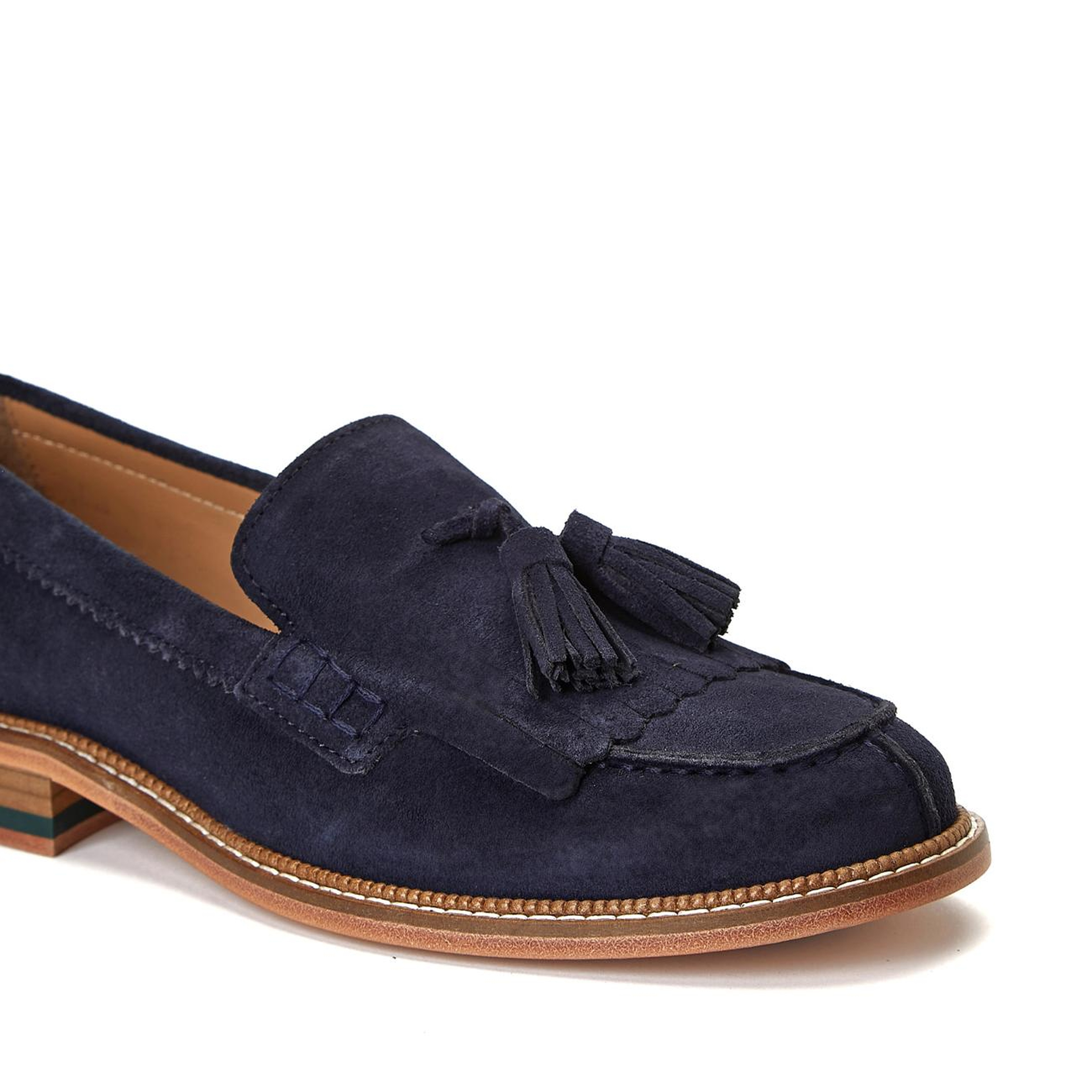 Gh For Nw Kadın Lacivert Süet Loafer