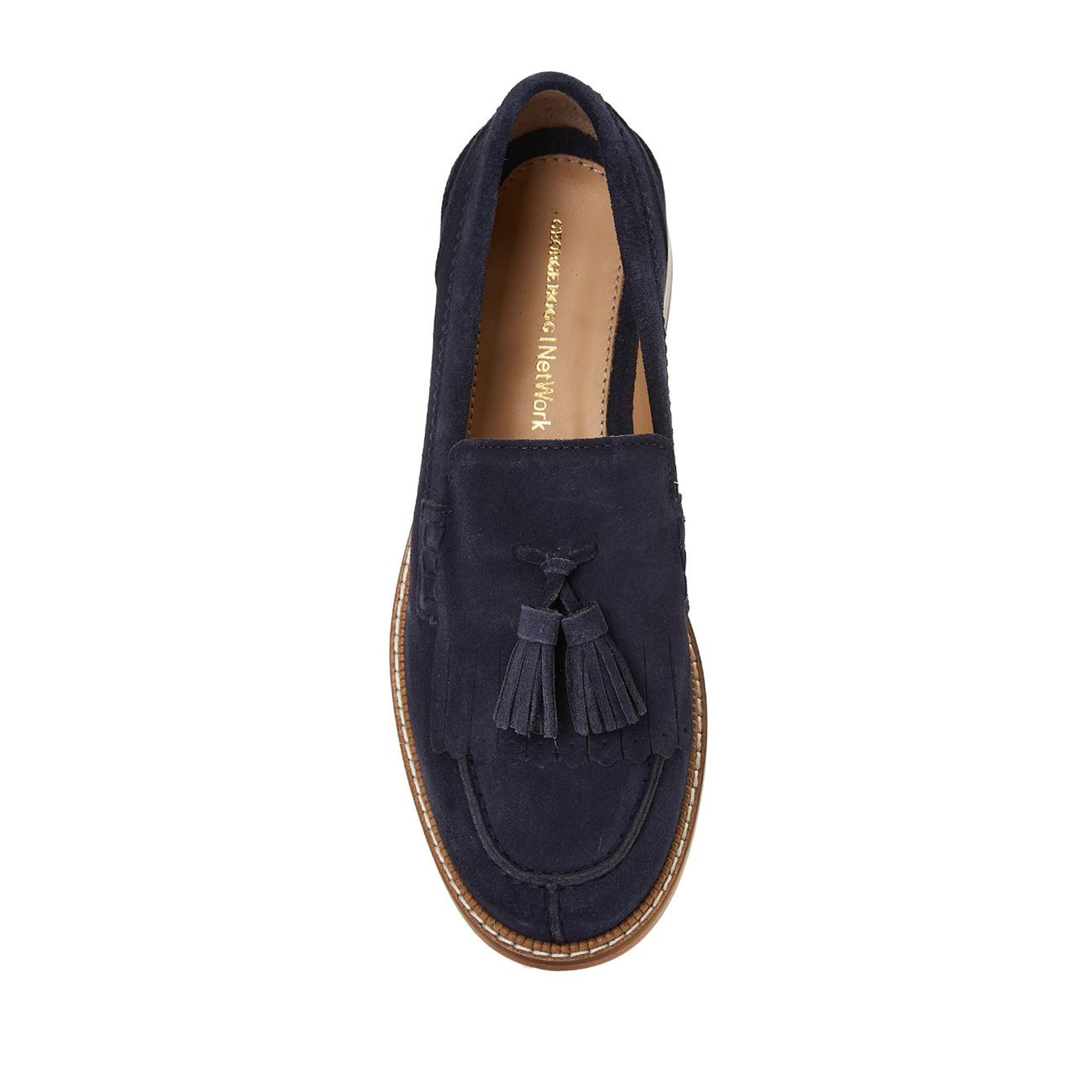 Gh For Nw Kadın Lacivert Süet Loafer
