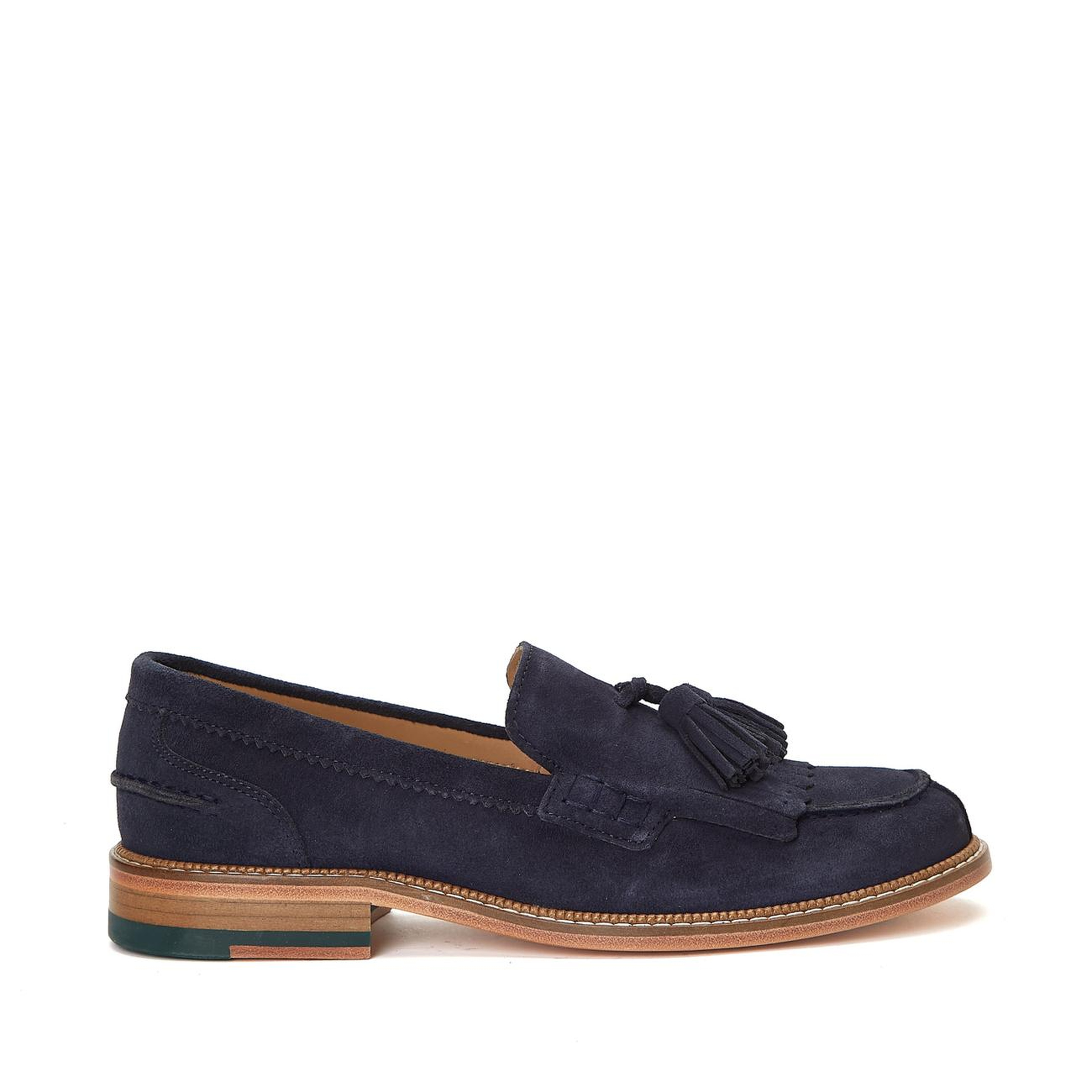 Gh For Nw Kadın Lacivert Süet Loafer