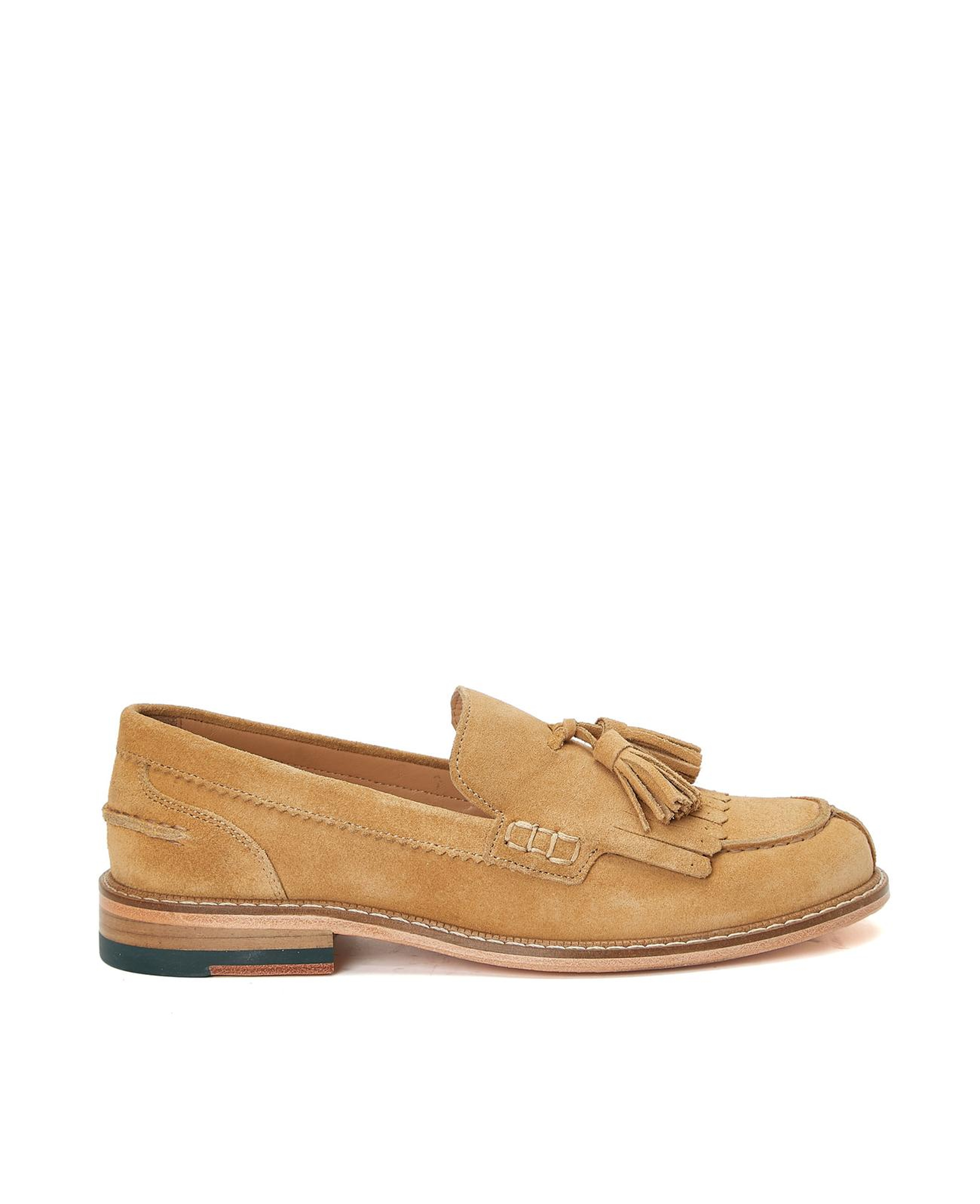 Gh For Nw Kadın Camel Süet Loafer