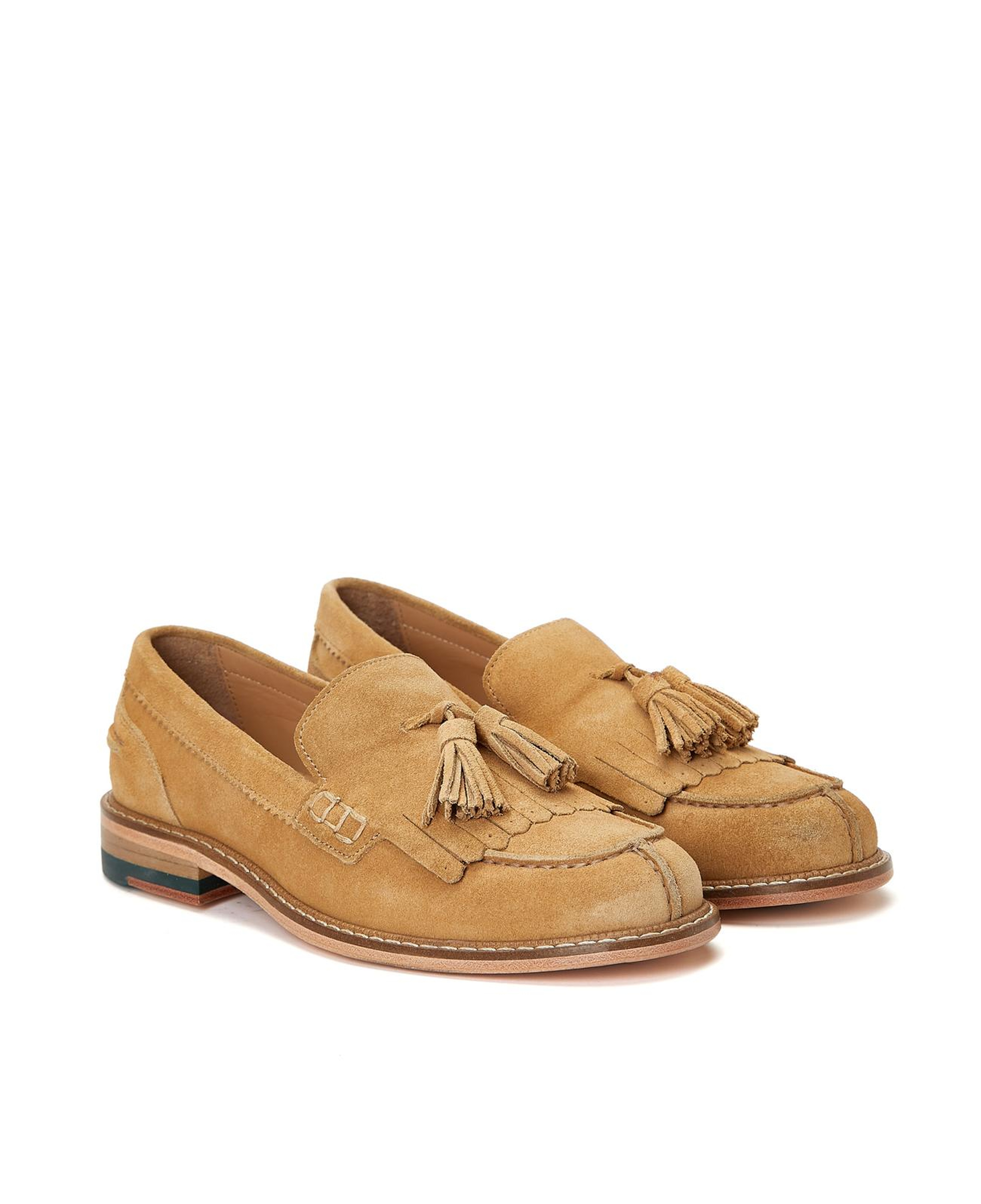 Gh For Nw Kadın Camel Süet Loafer