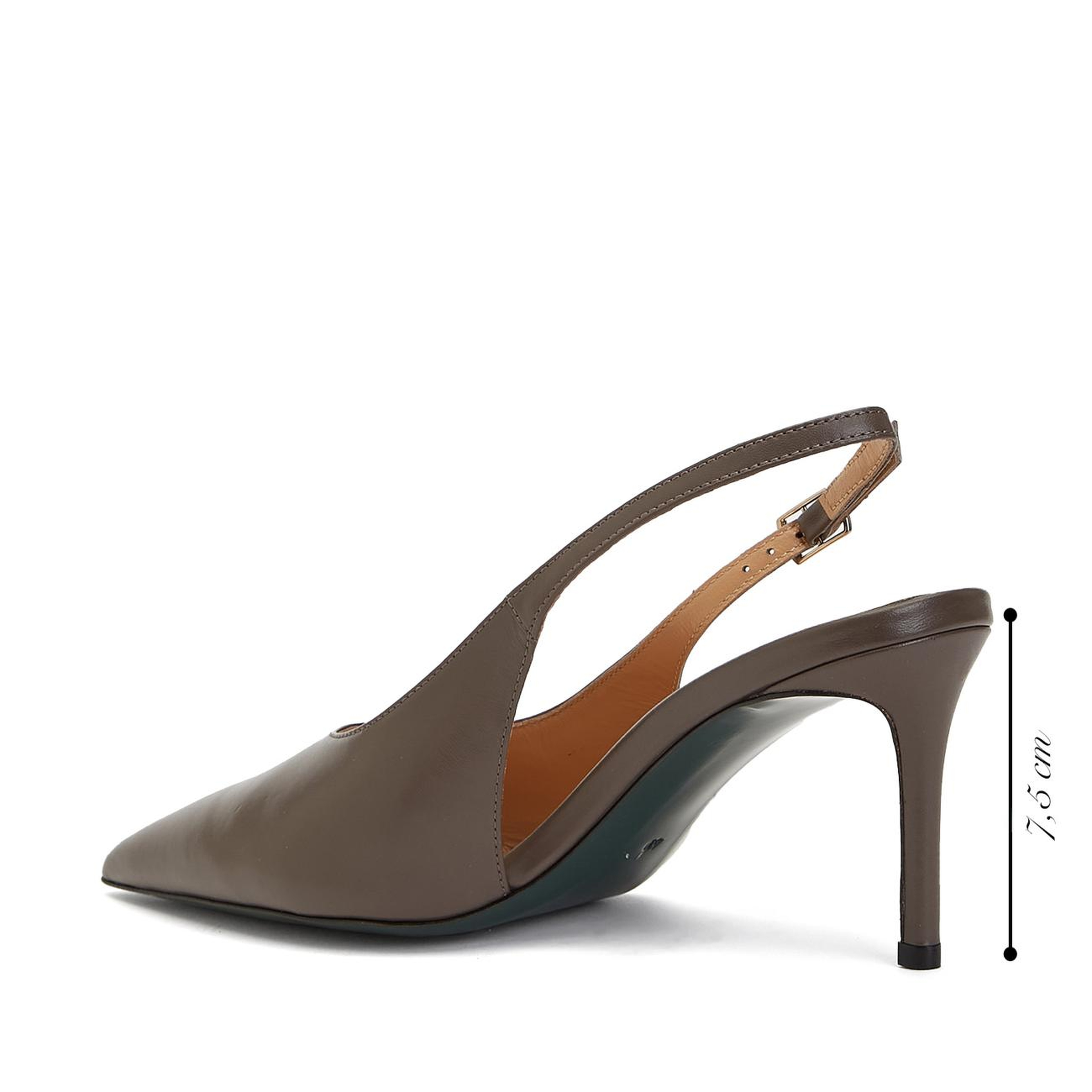 George Hogg Kadın Vizon Deri Topuklu Stiletto