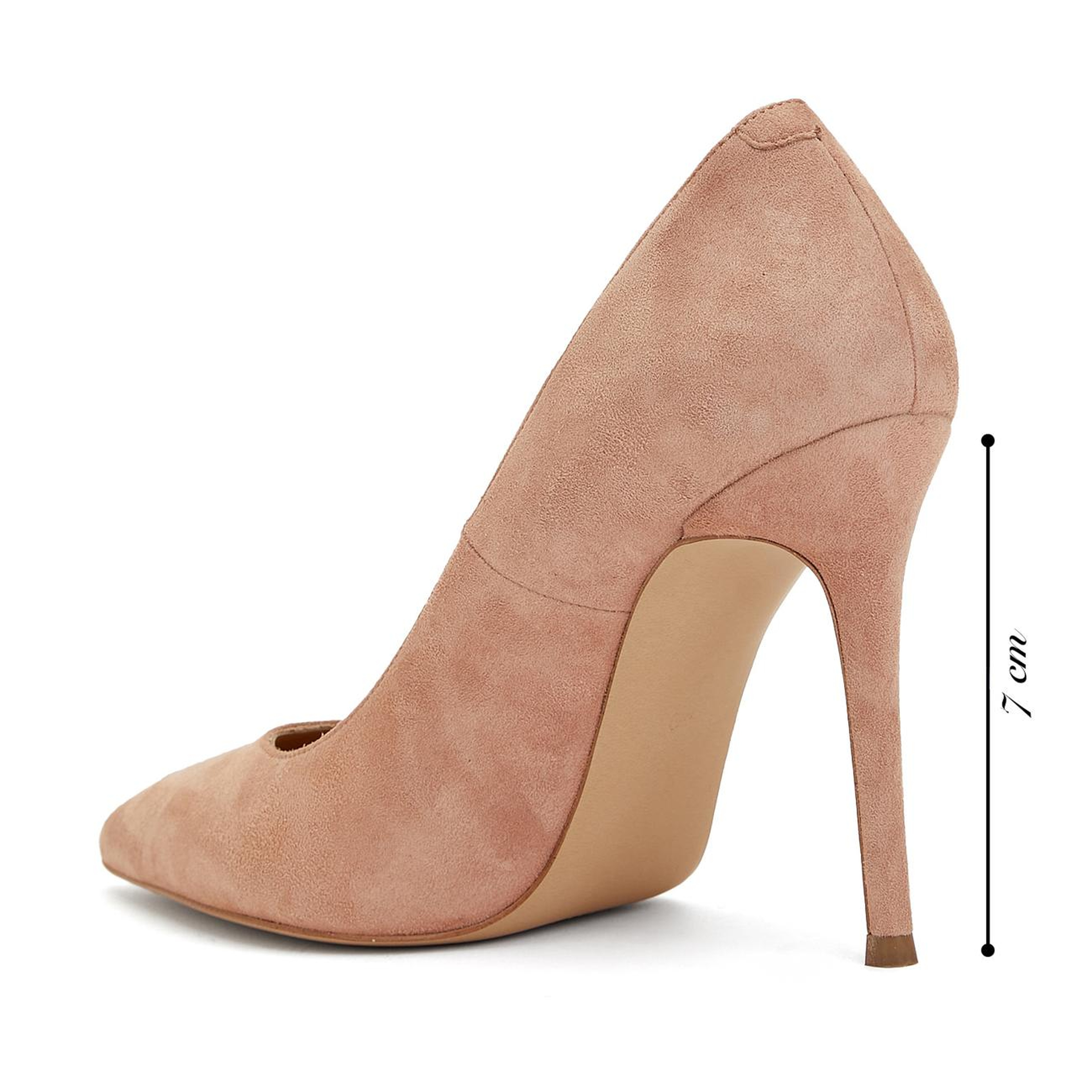 Divarese Kadın Nude Süet Stiletto