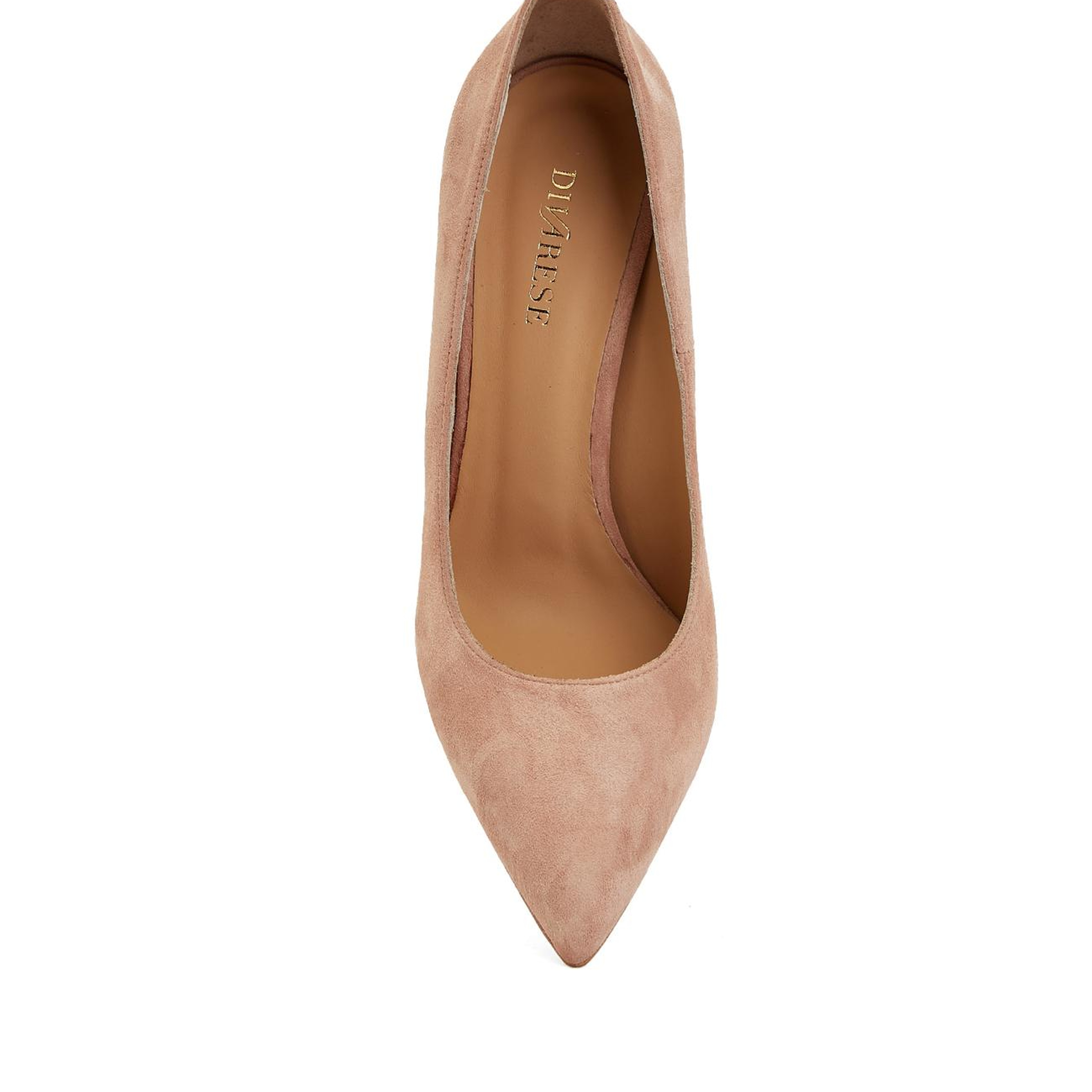 Divarese Kadın Nude Süet Stiletto