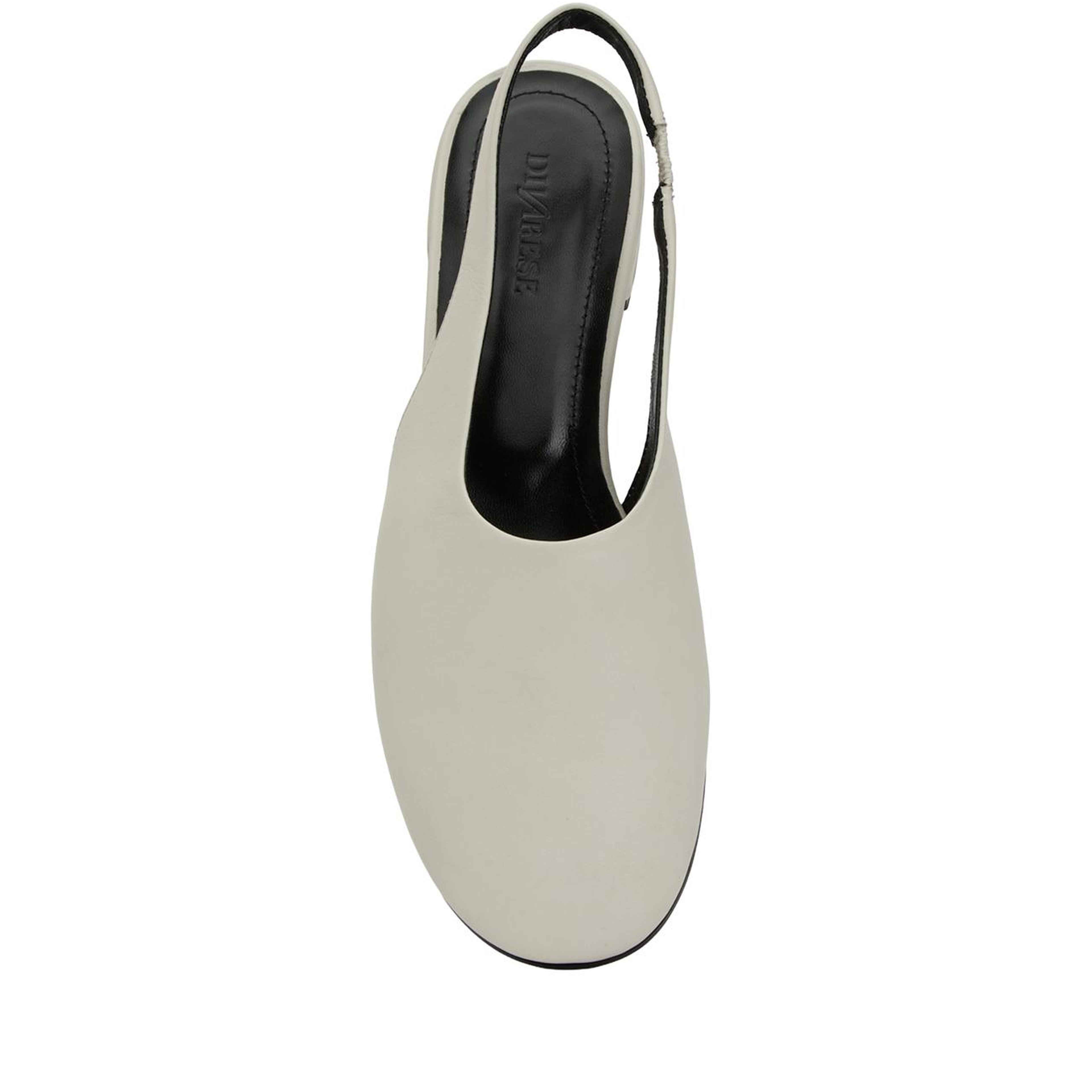Divarese Kadın Kırık Beyaz Toka Detaylı Deri Sandalet