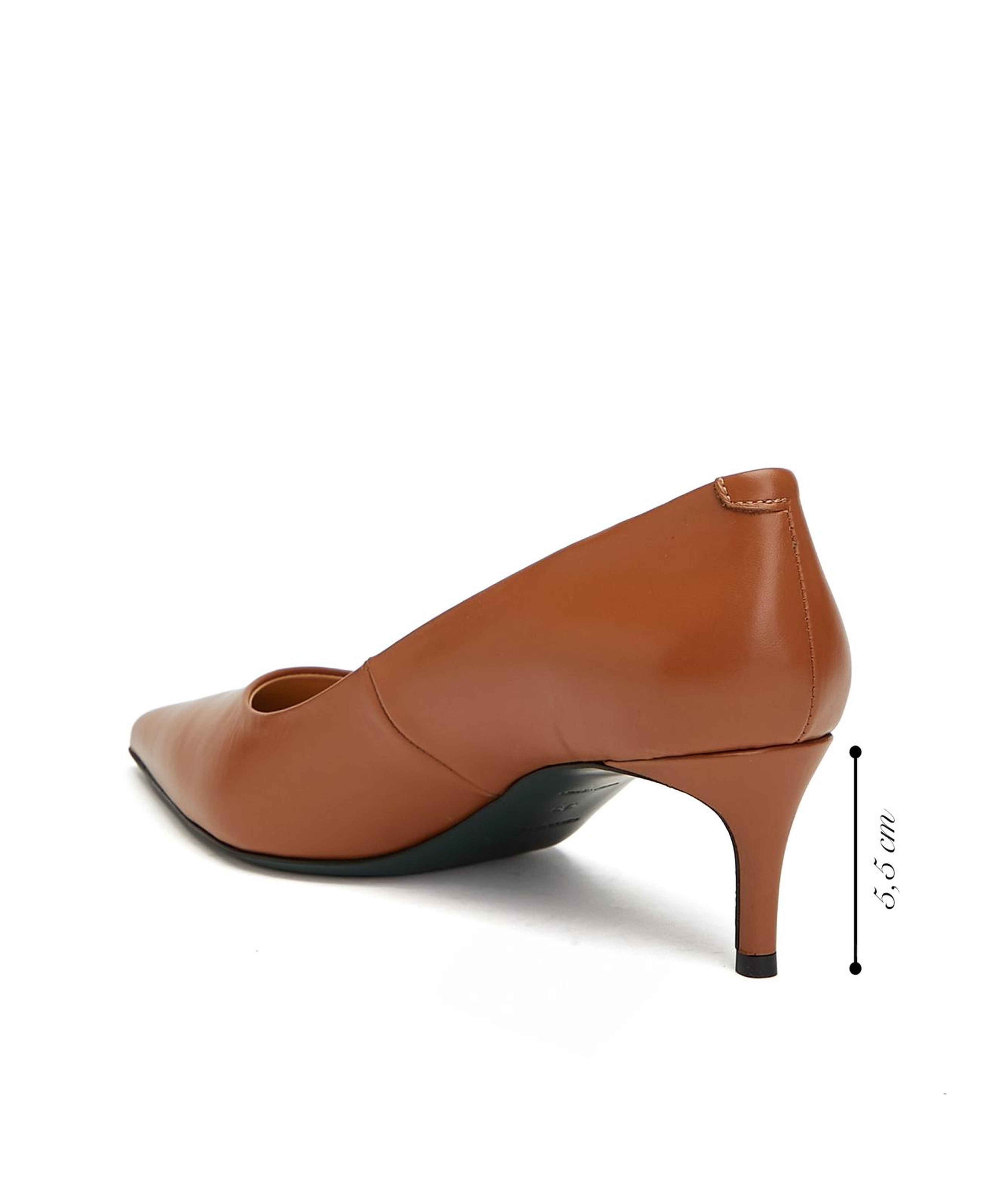 George Hogg Kadın Taba Deri Stiletto