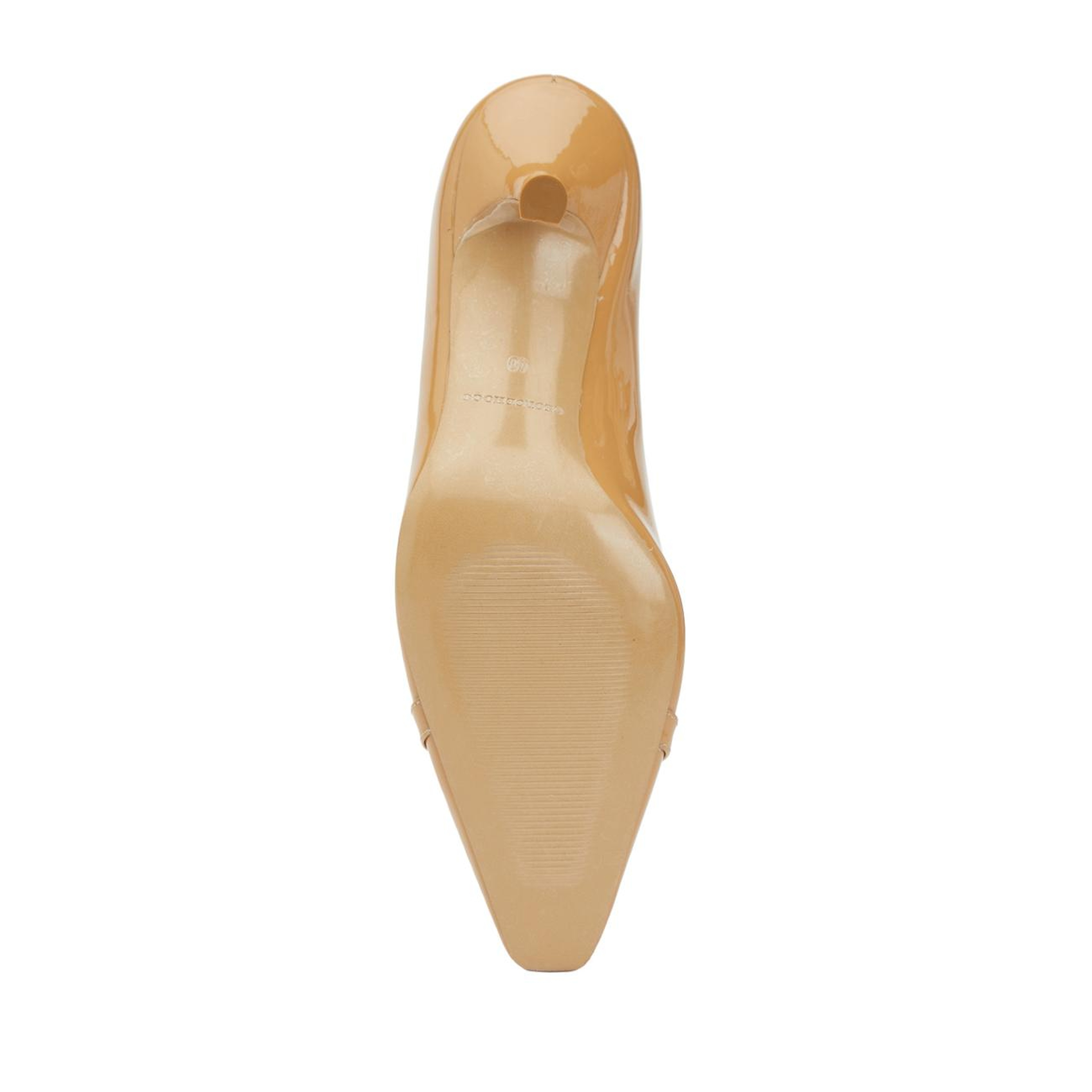 George Hogg Kadın Camel Toka Detaylı Deri Stiletto