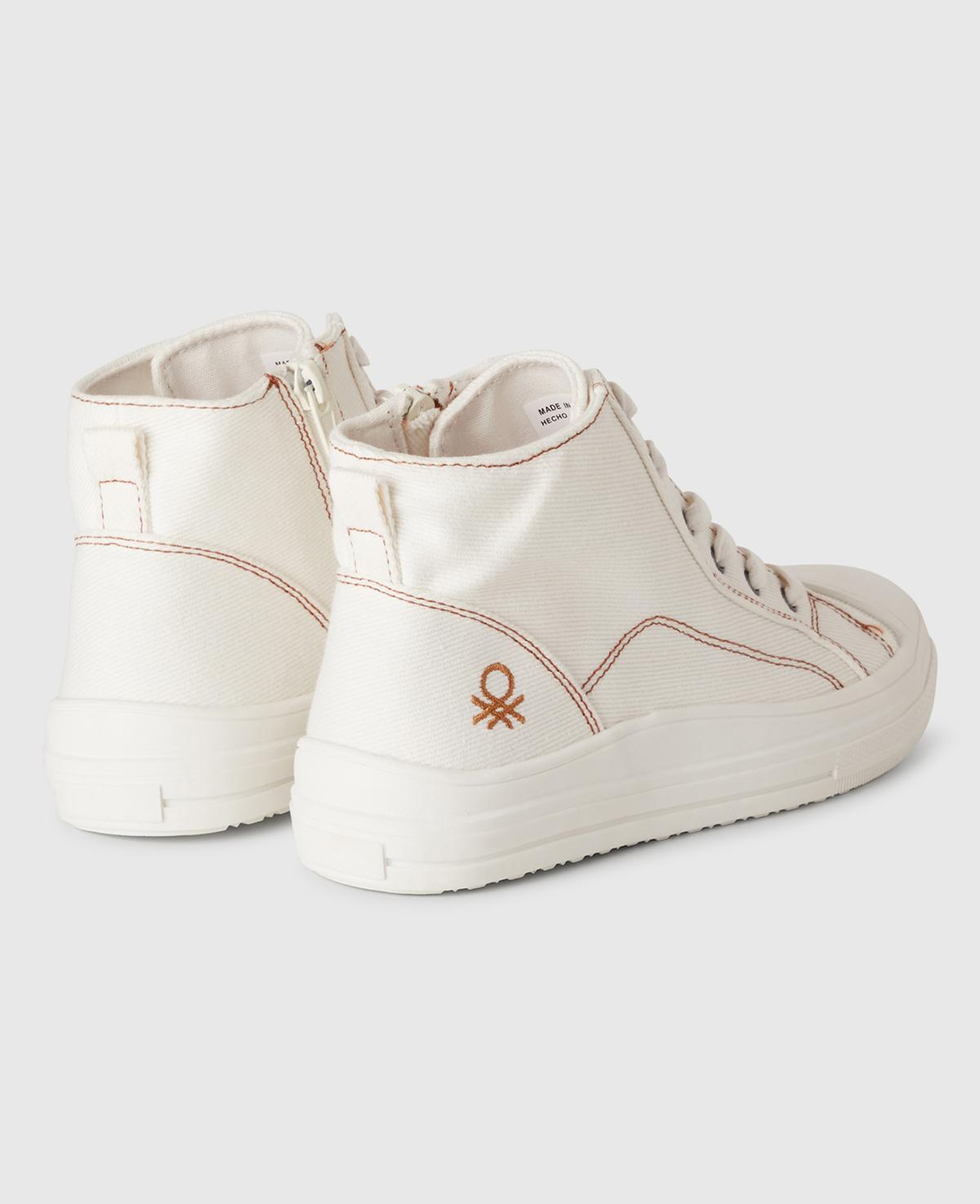 Erkek Çocuk Beyaz Logo Detaylı Sneaker