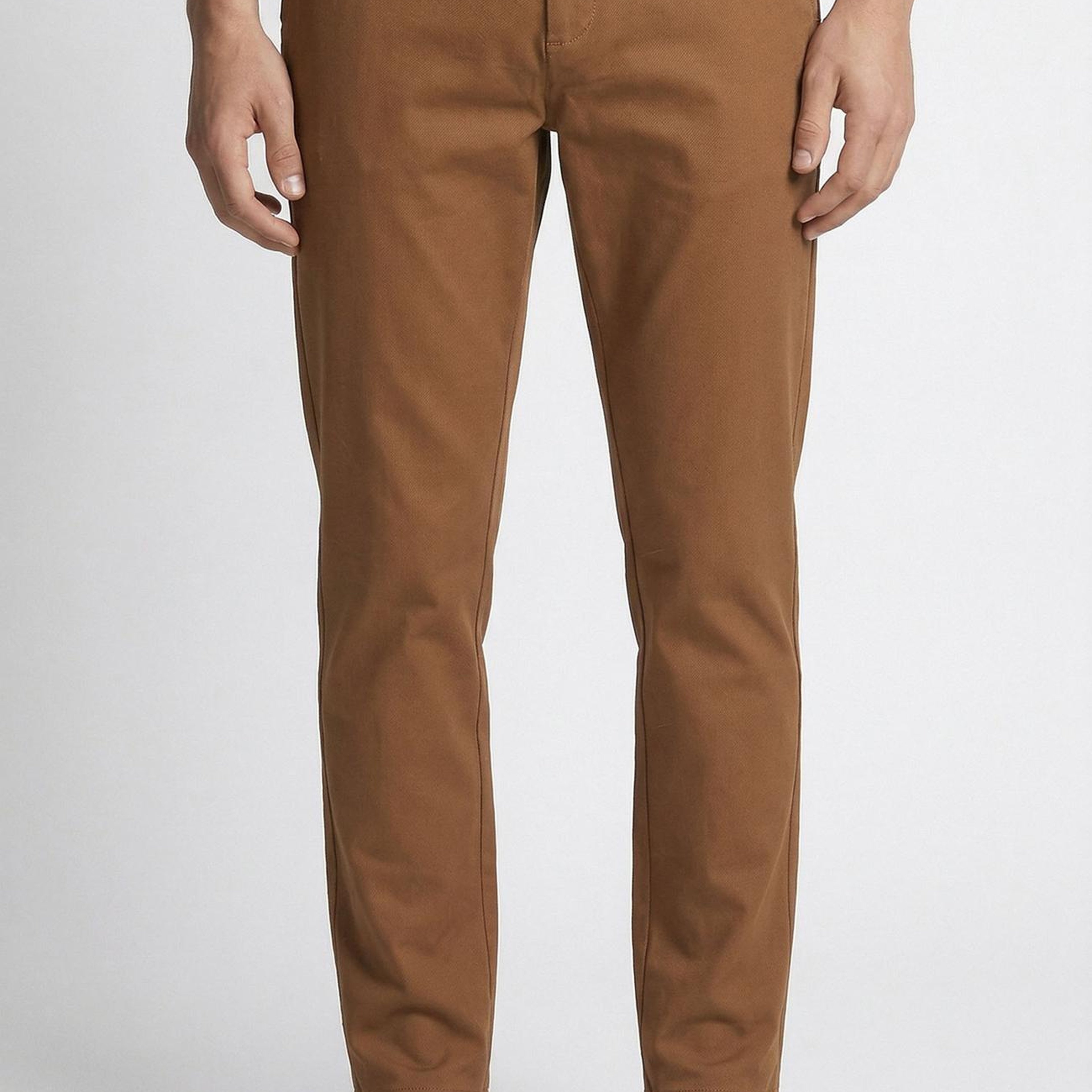 Network Erkek Camel Diyagonal Comfort Pantolon