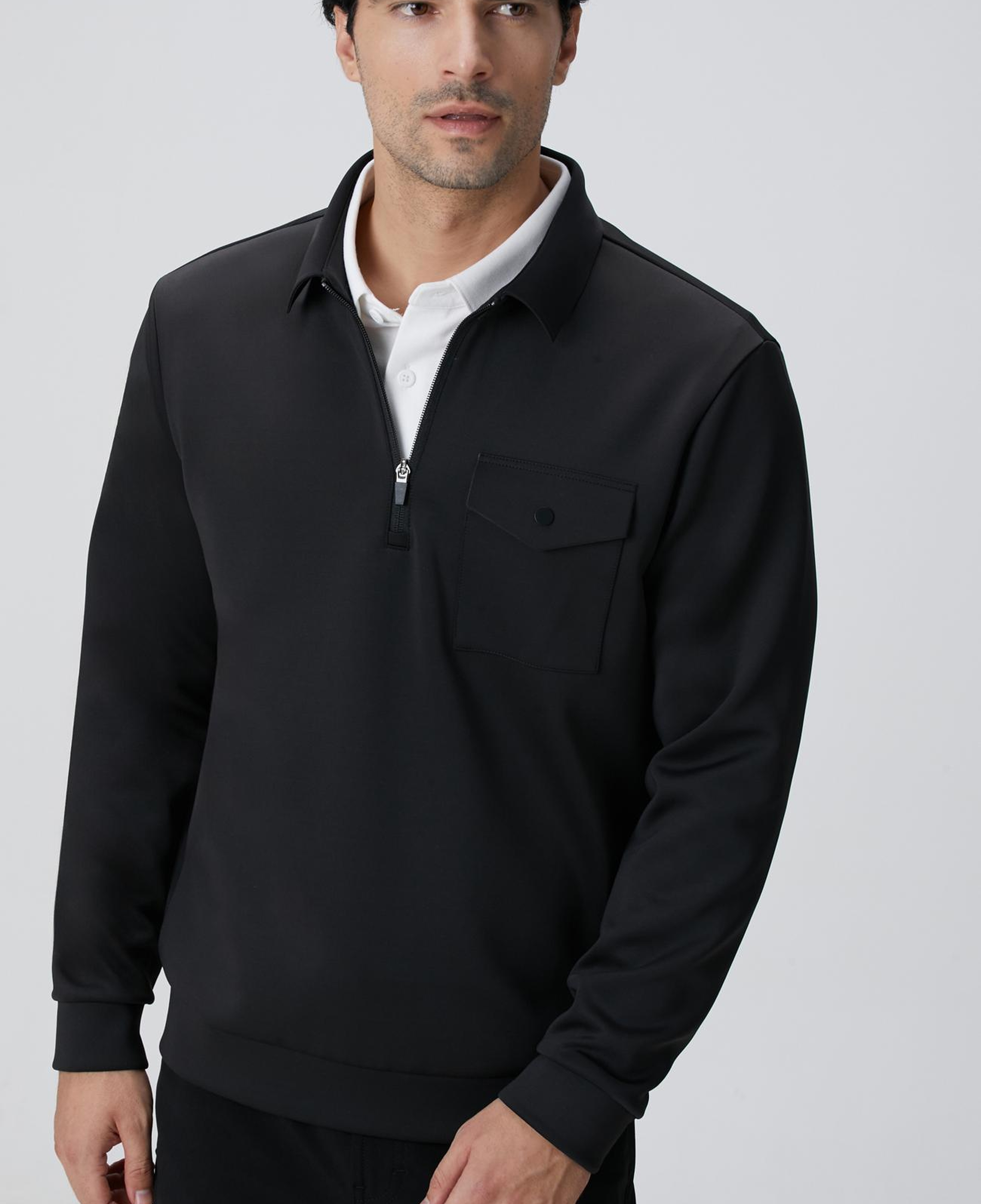 Network Erkek N-Tech Siyah Sweatshirt
