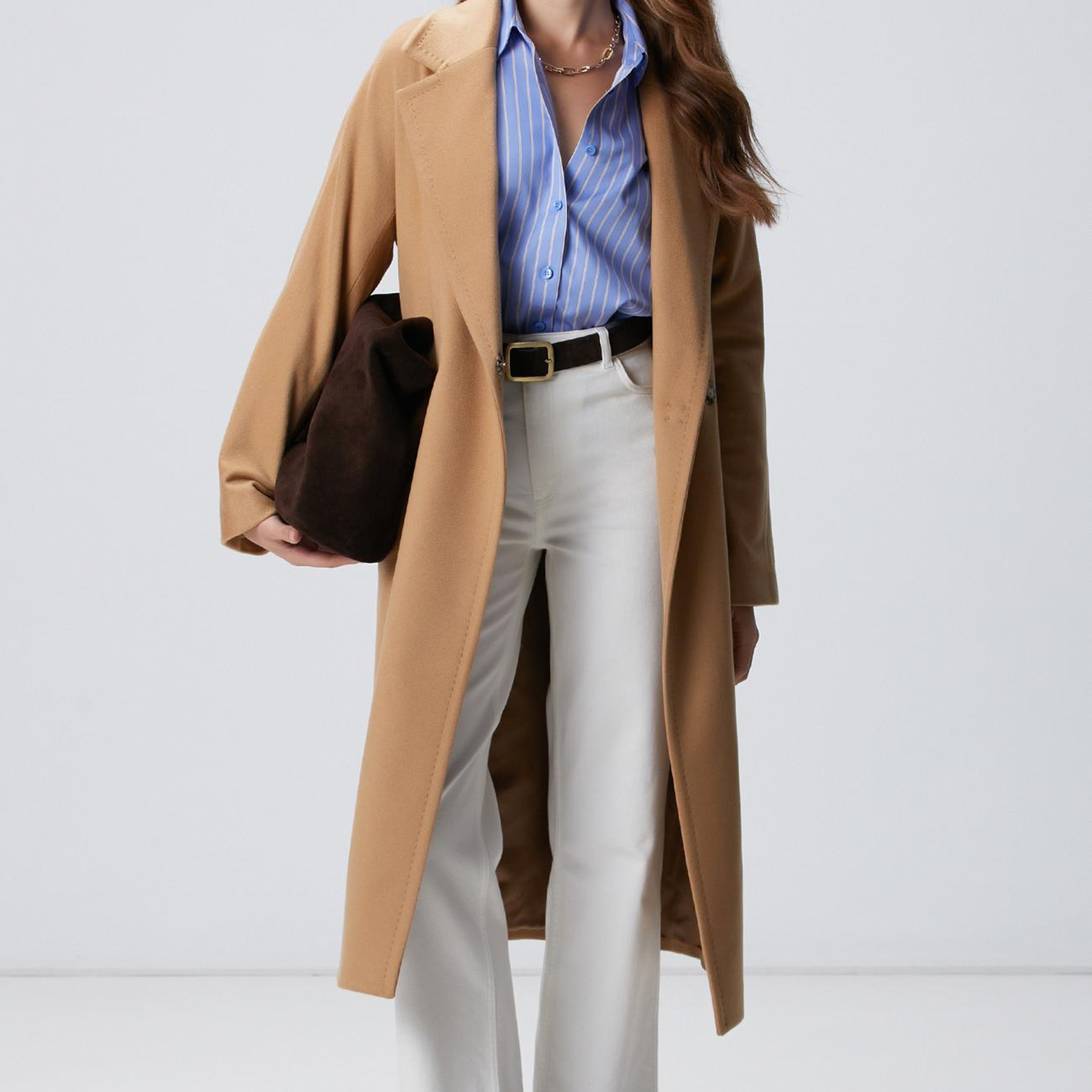 Network Kadın Limited Camel Kaşmir Palto