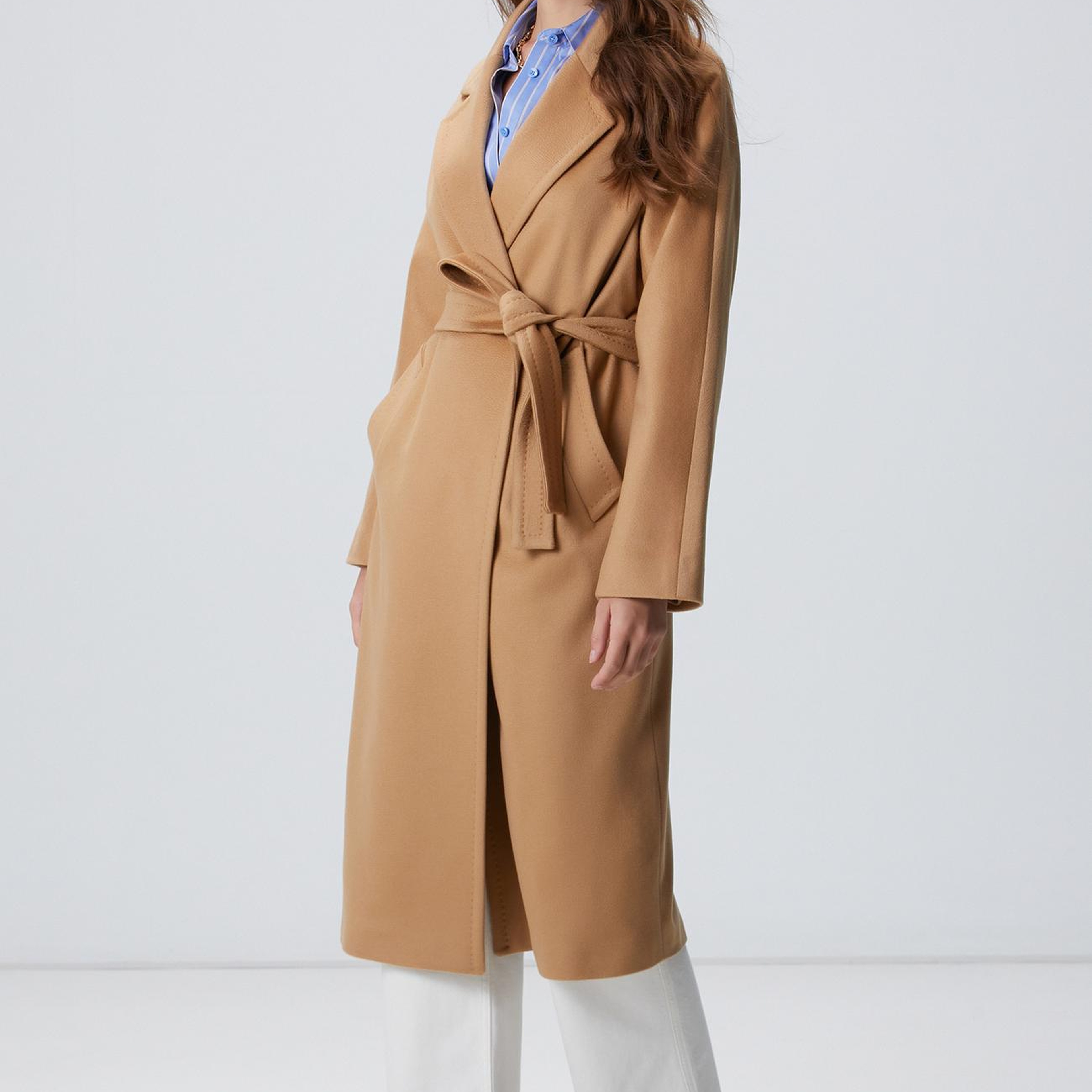 Network Kadın Limited Camel Kaşmir Palto