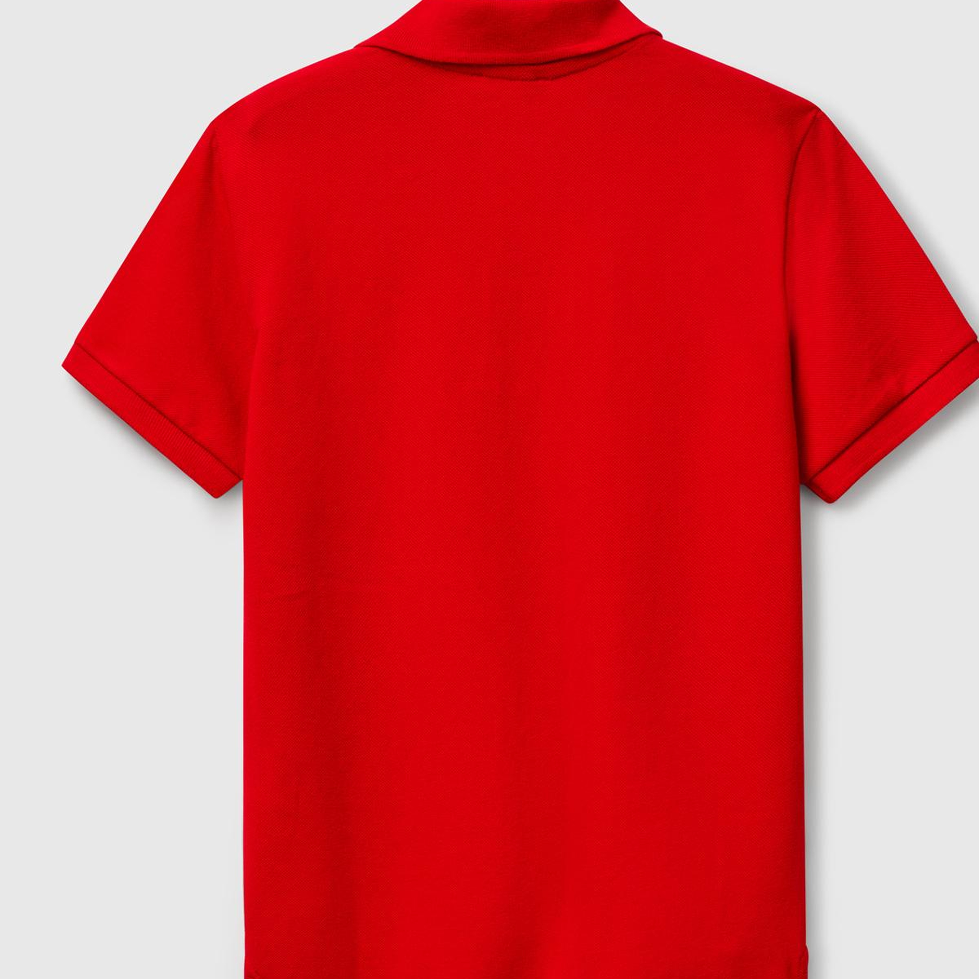 Erkek Çocuk Kırmızı Logolu Pike Polo T-Shirt