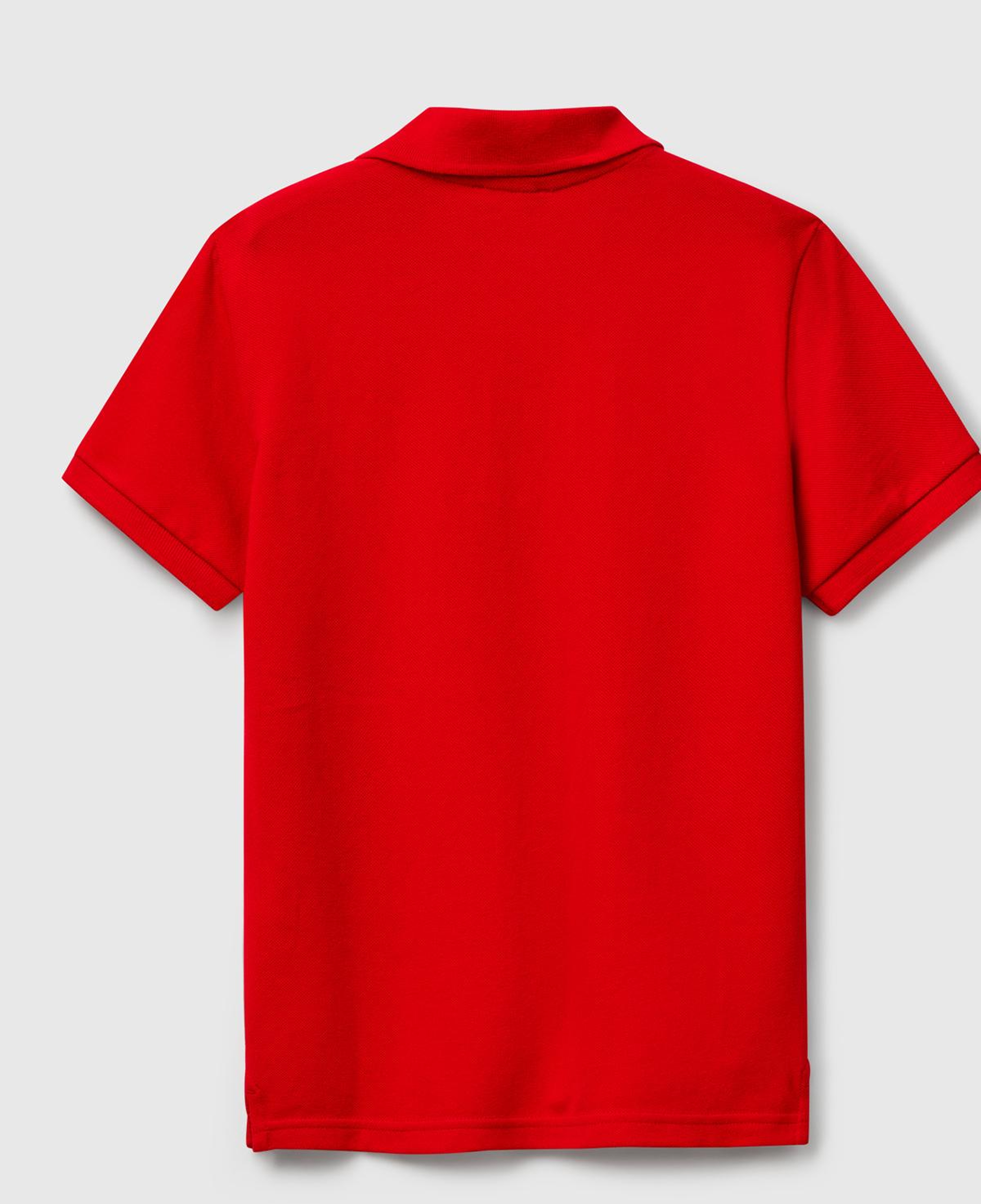 Erkek Çocuk Kırmızı Logolu Pike Polo T-Shirt
