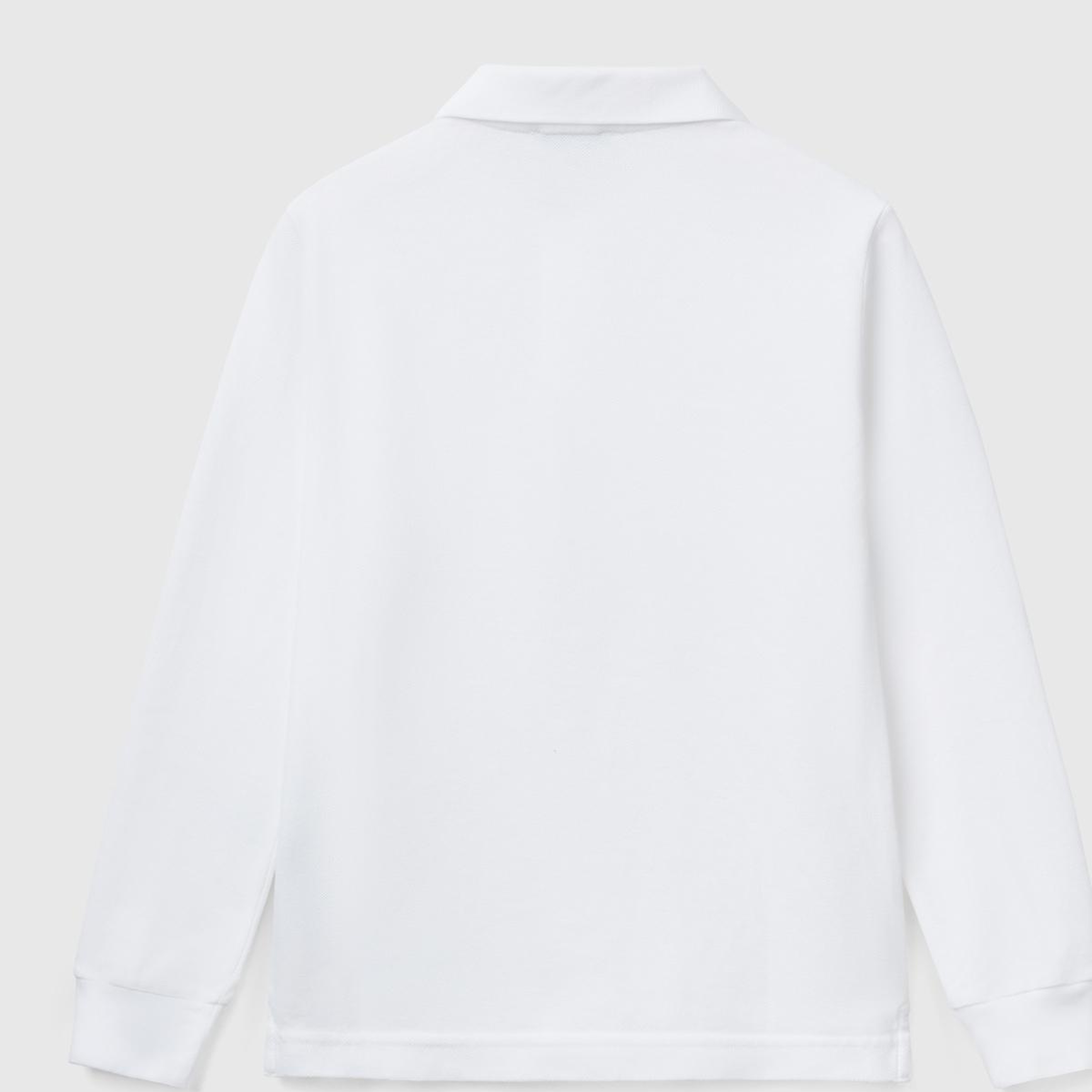 Erkek Çocuk Beyaz Logolu Polo T-Shirt