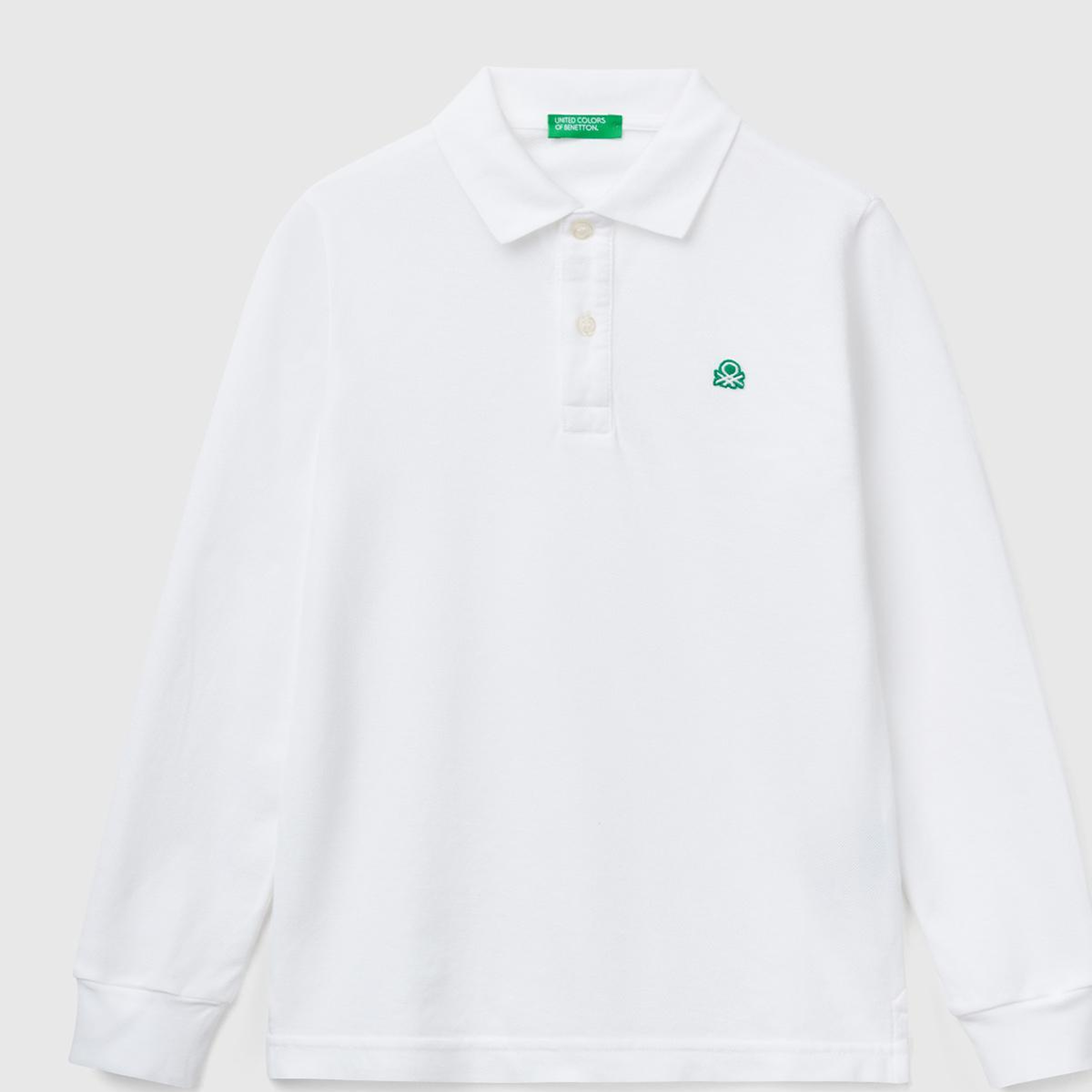 Erkek Çocuk Beyaz Logolu Polo T-Shirt
