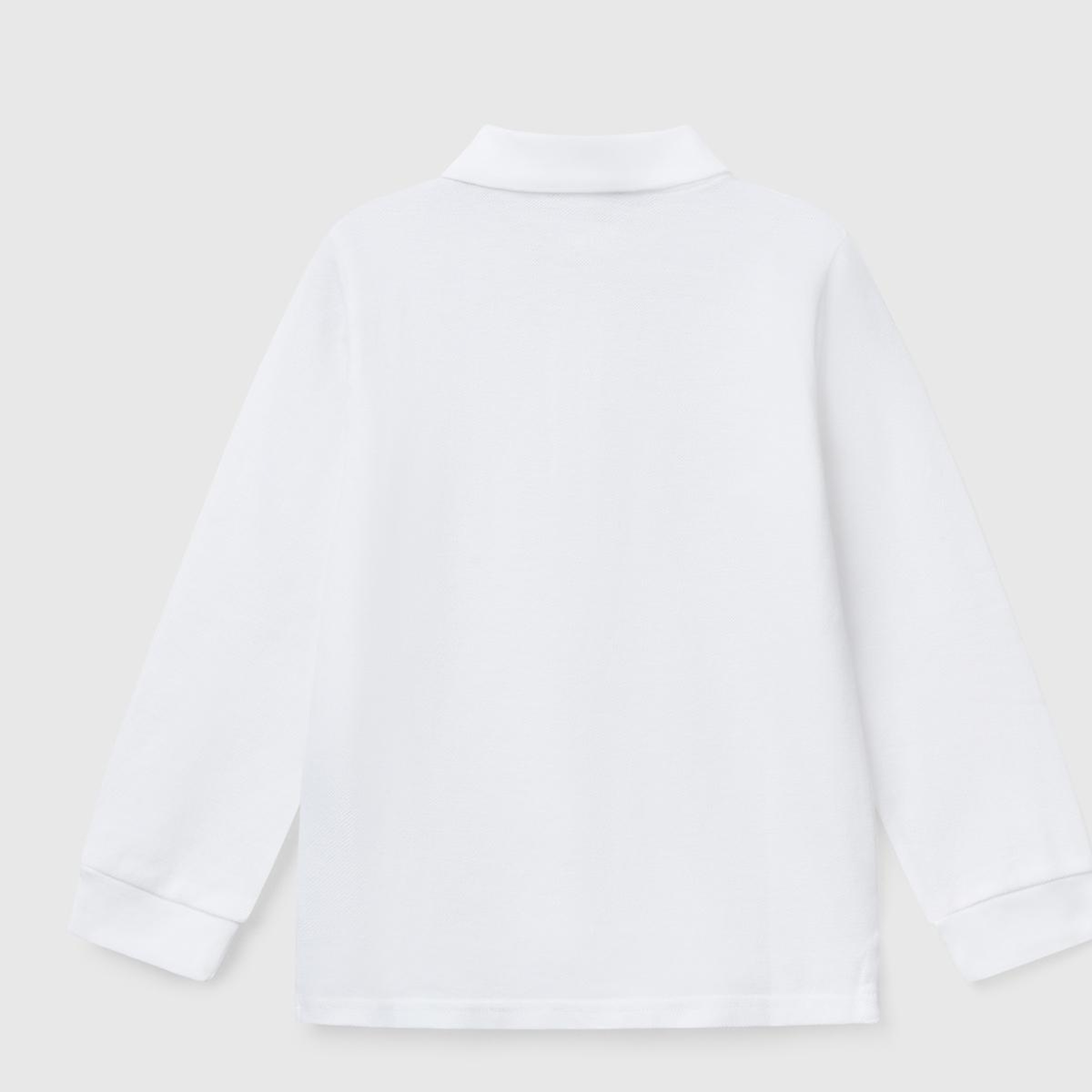Erkek Çocuk Beyaz Logolu Polo T-Shirt