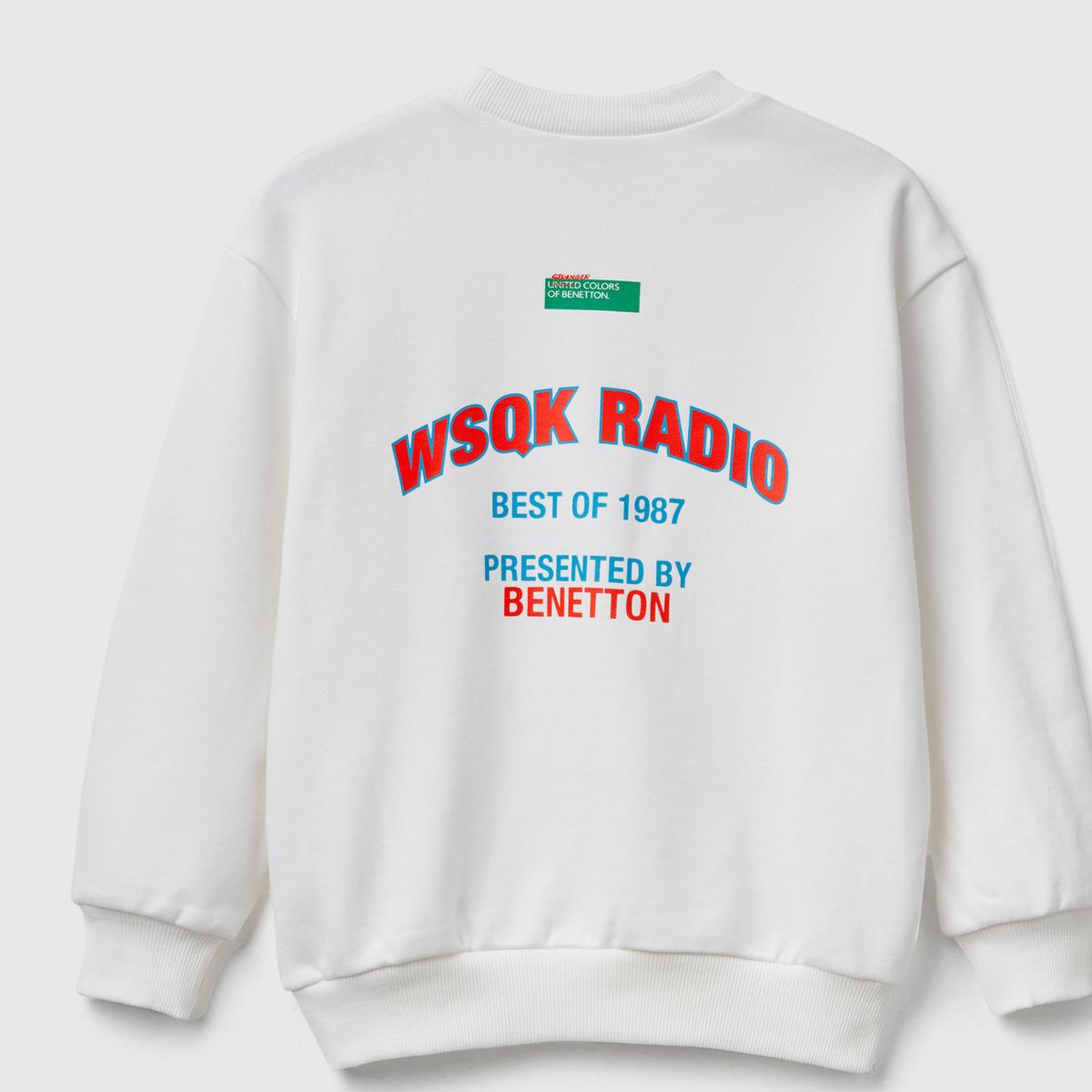 Erkek Çocuk Krem %100 Pamuk Stranger Things Grafik Baskılı Bisiklet Yaka Sweatshirt