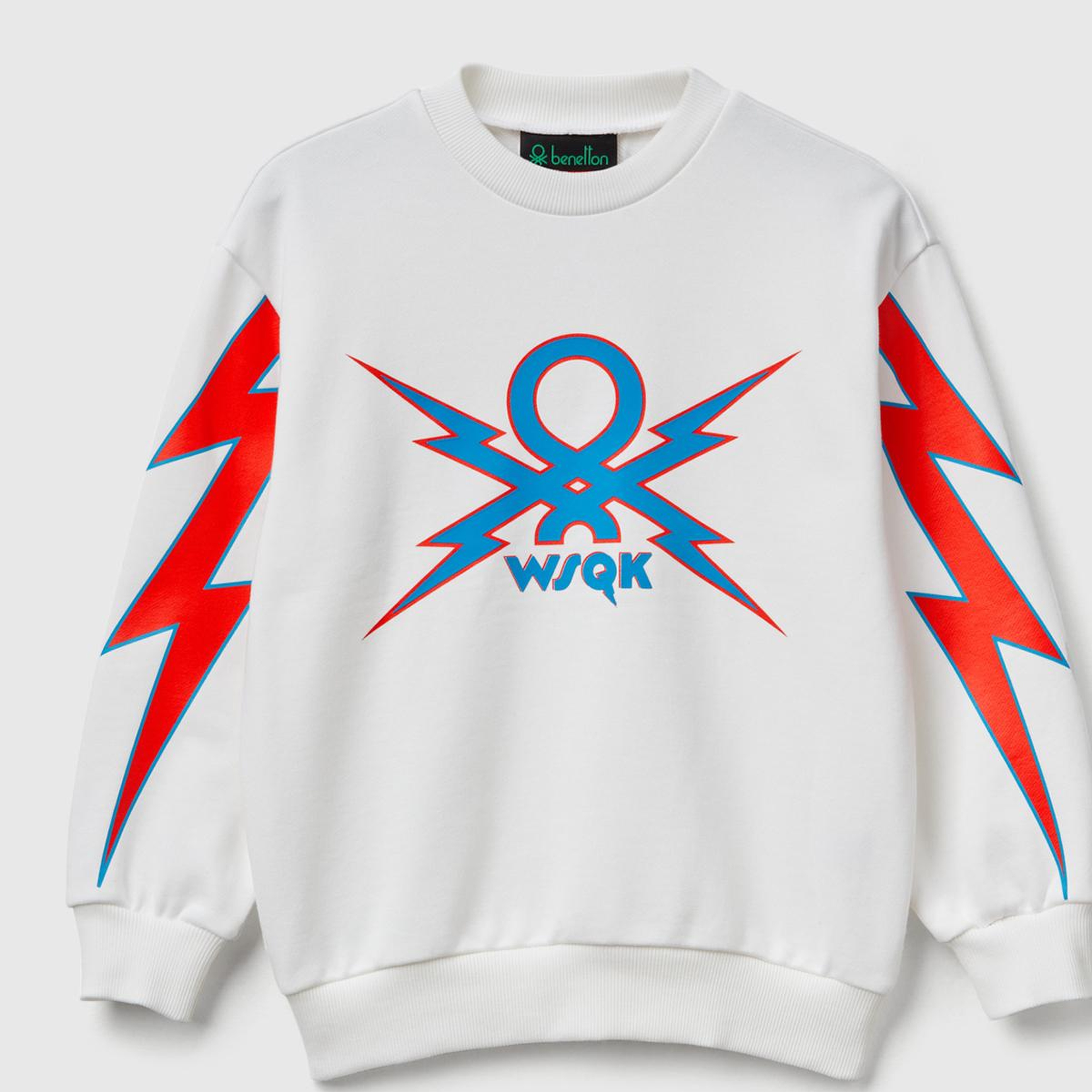 Erkek Çocuk Krem %100 Pamuk Stranger Things Grafik Baskılı Bisiklet Yaka Sweatshirt