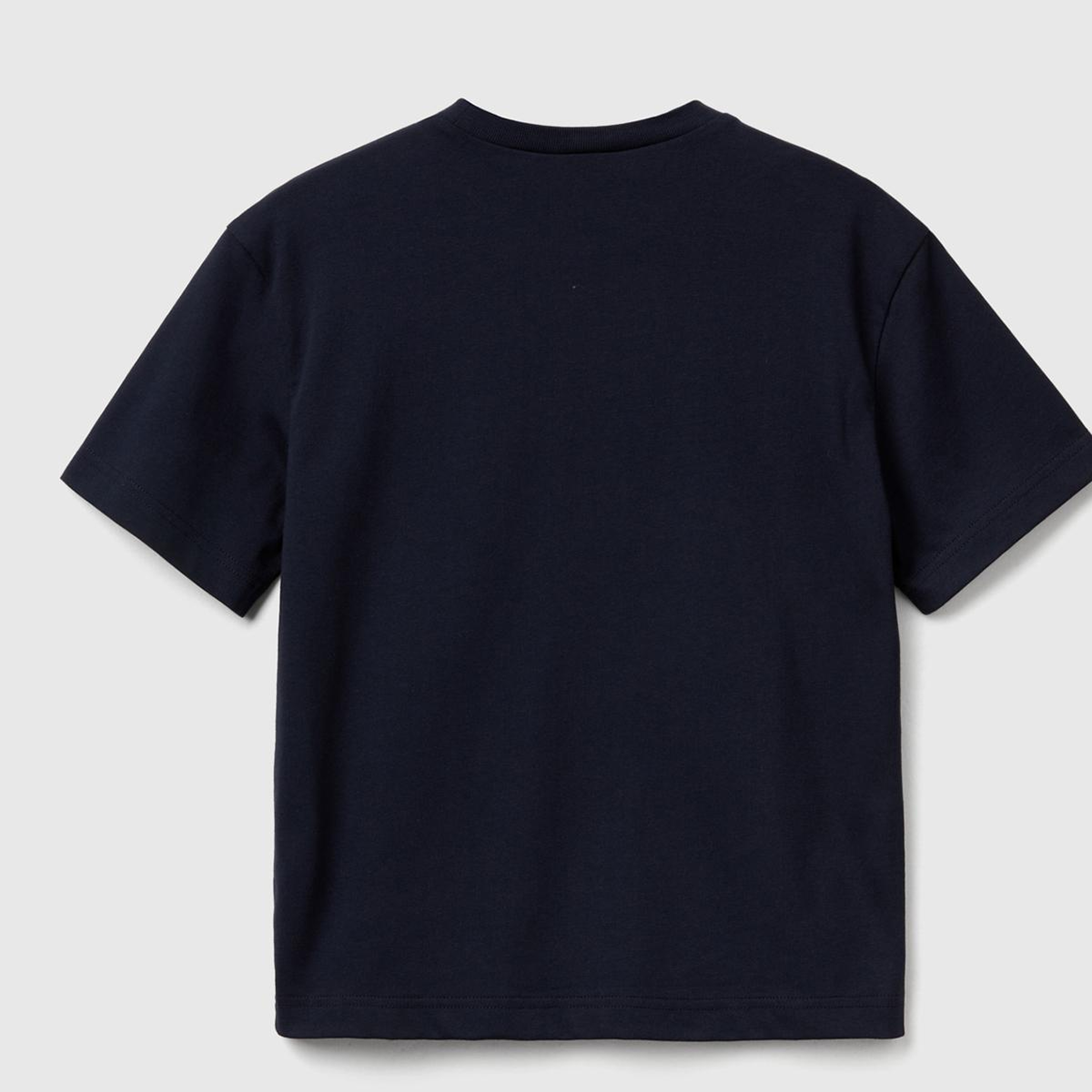 Erkek Çocuk Lacivert %100 Pamuk Stranger Things Ön Baskılı Kısa Kollu T-Shirt