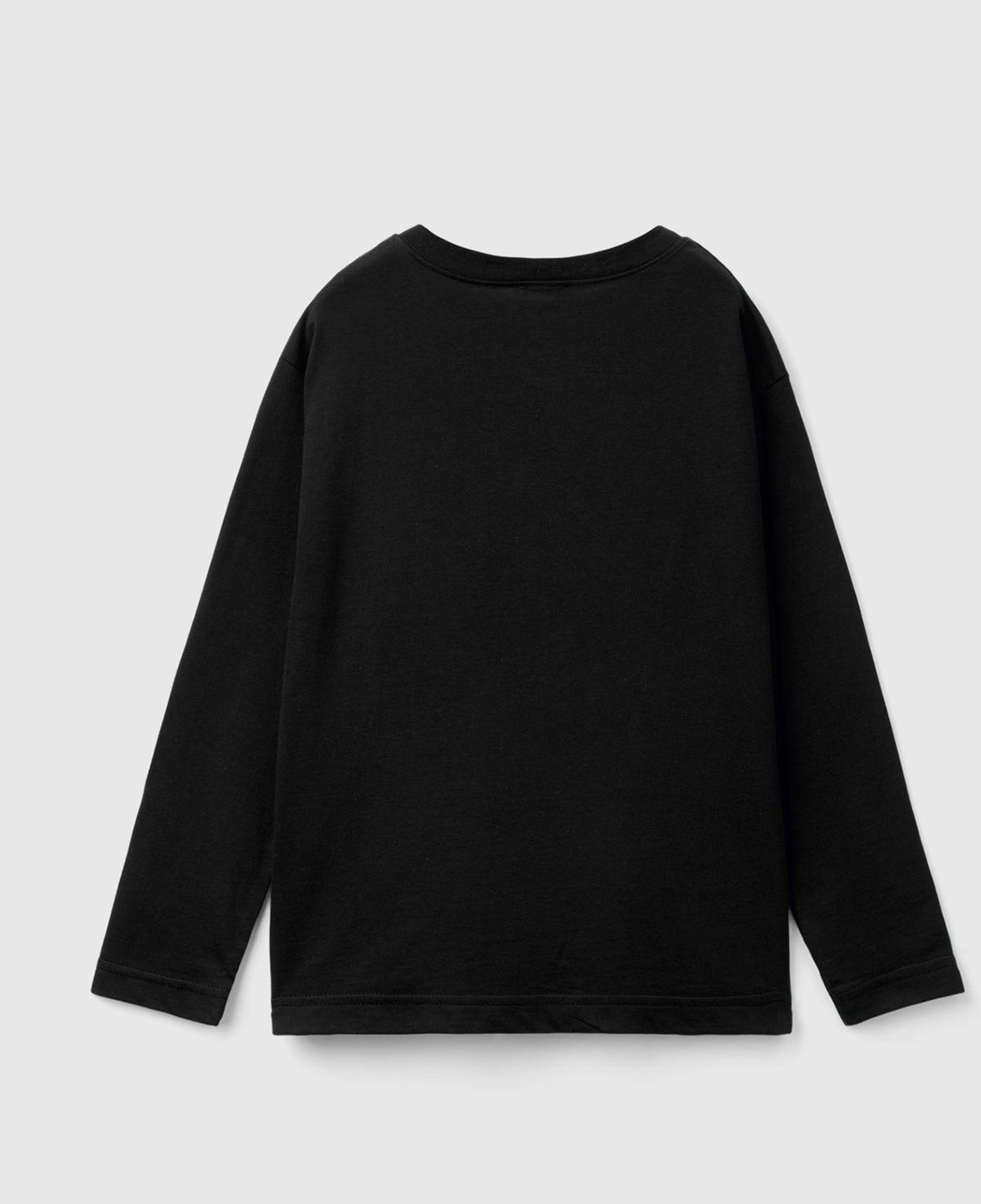 Erkek Çocuk Siyah Basic T-Shirt