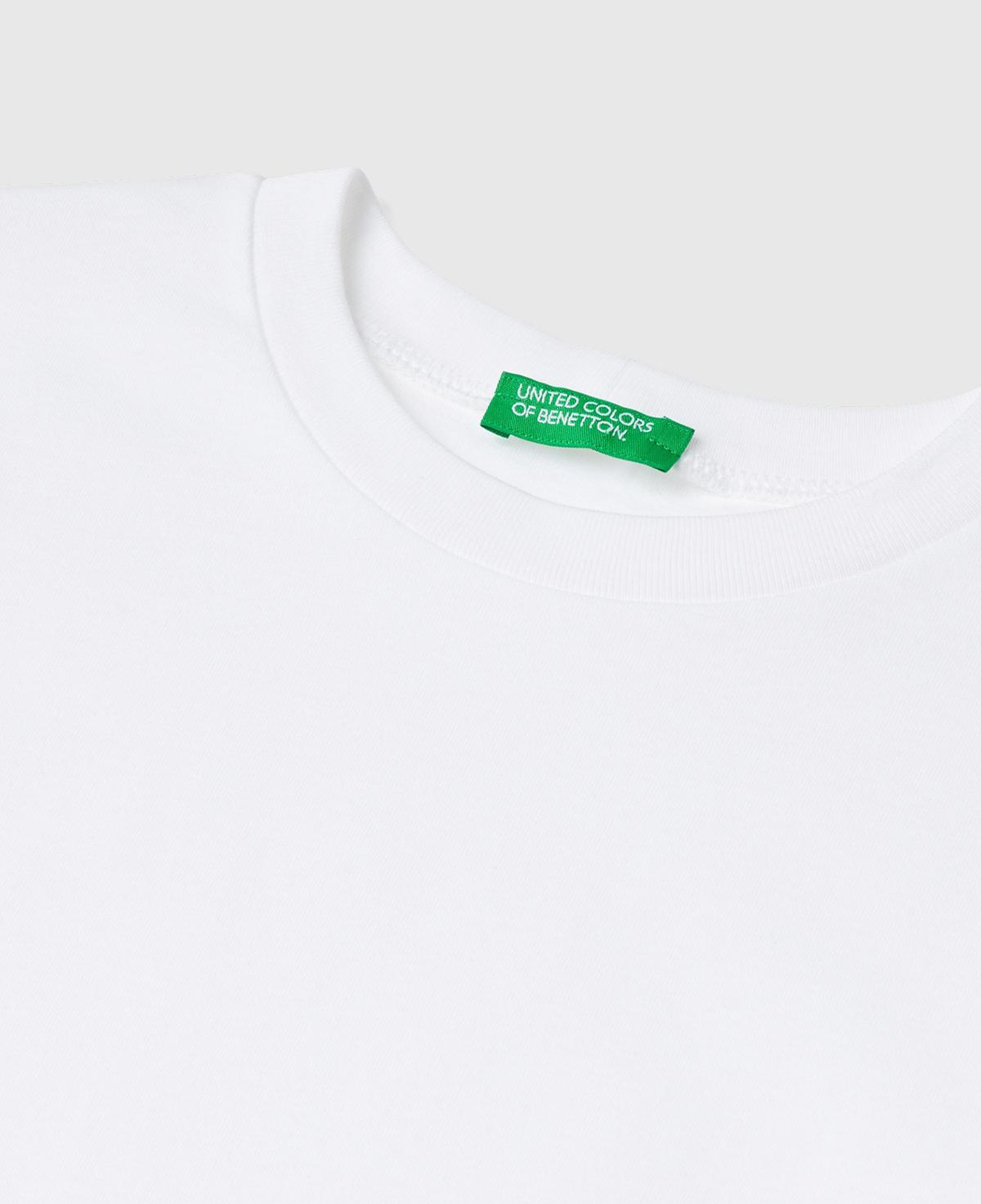 Erkek Çocuk Beyaz Basic T-Shirt