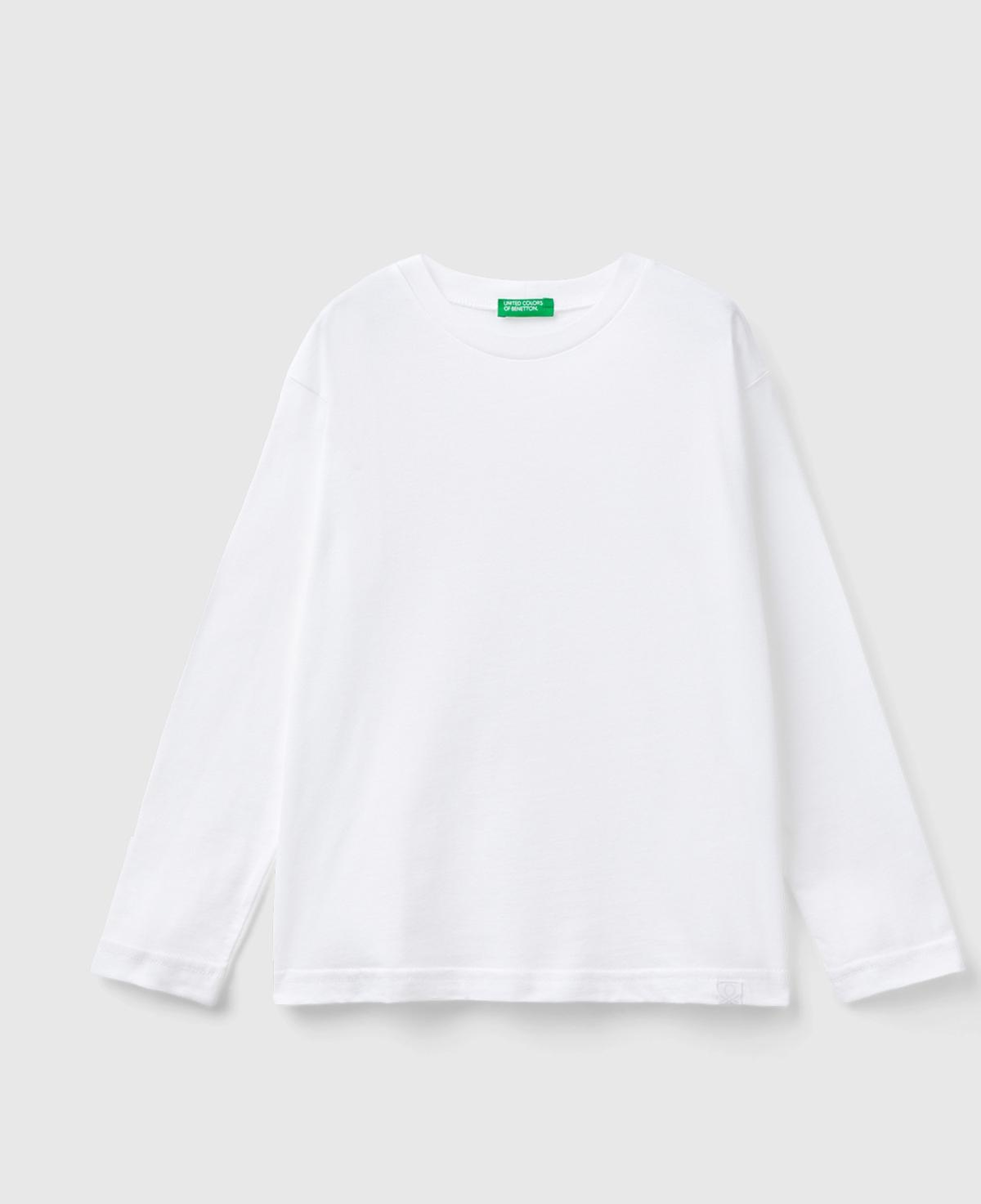 Erkek Çocuk Beyaz Basic T-Shirt