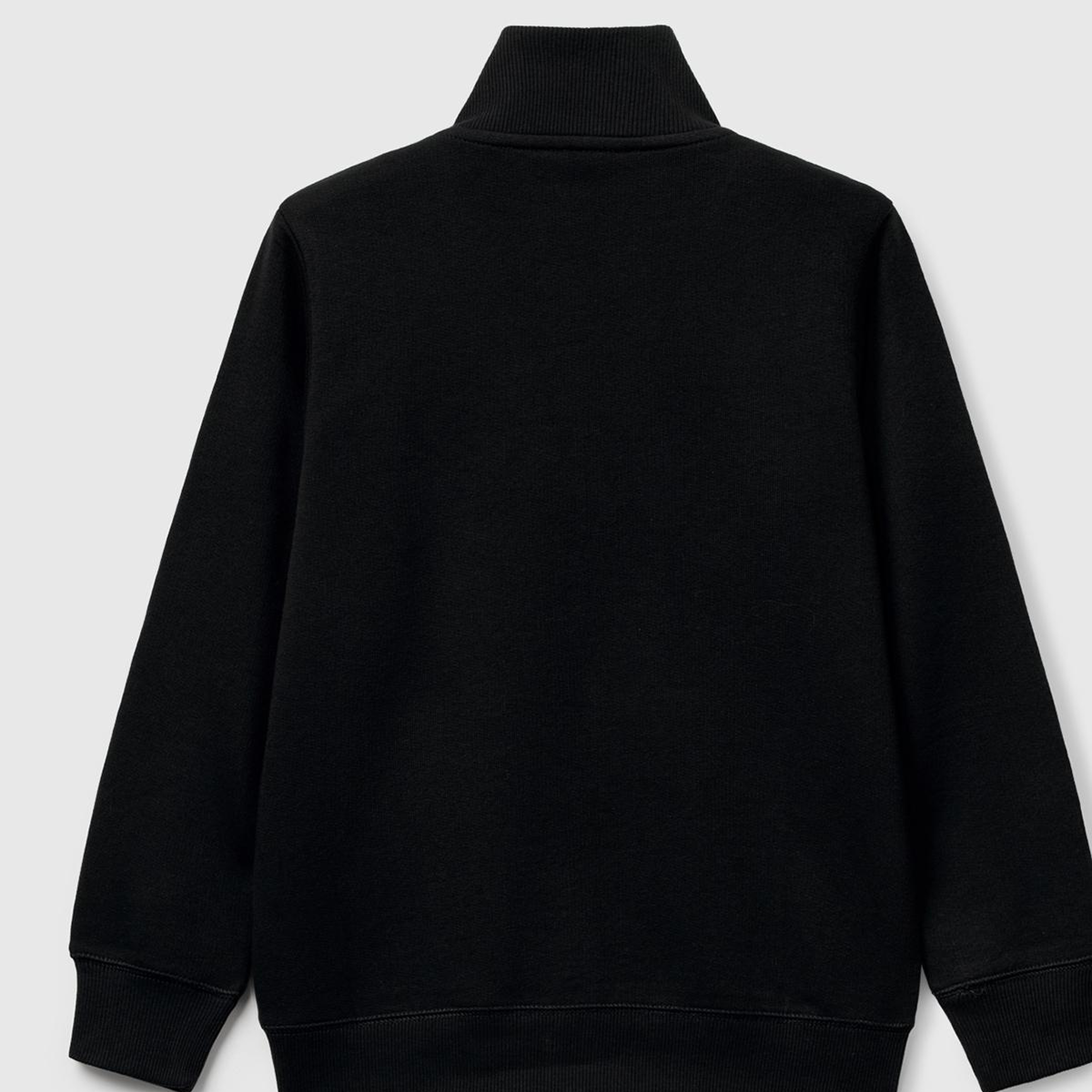 Erkek Çocuk Siyah Logolu Sweatshirt
