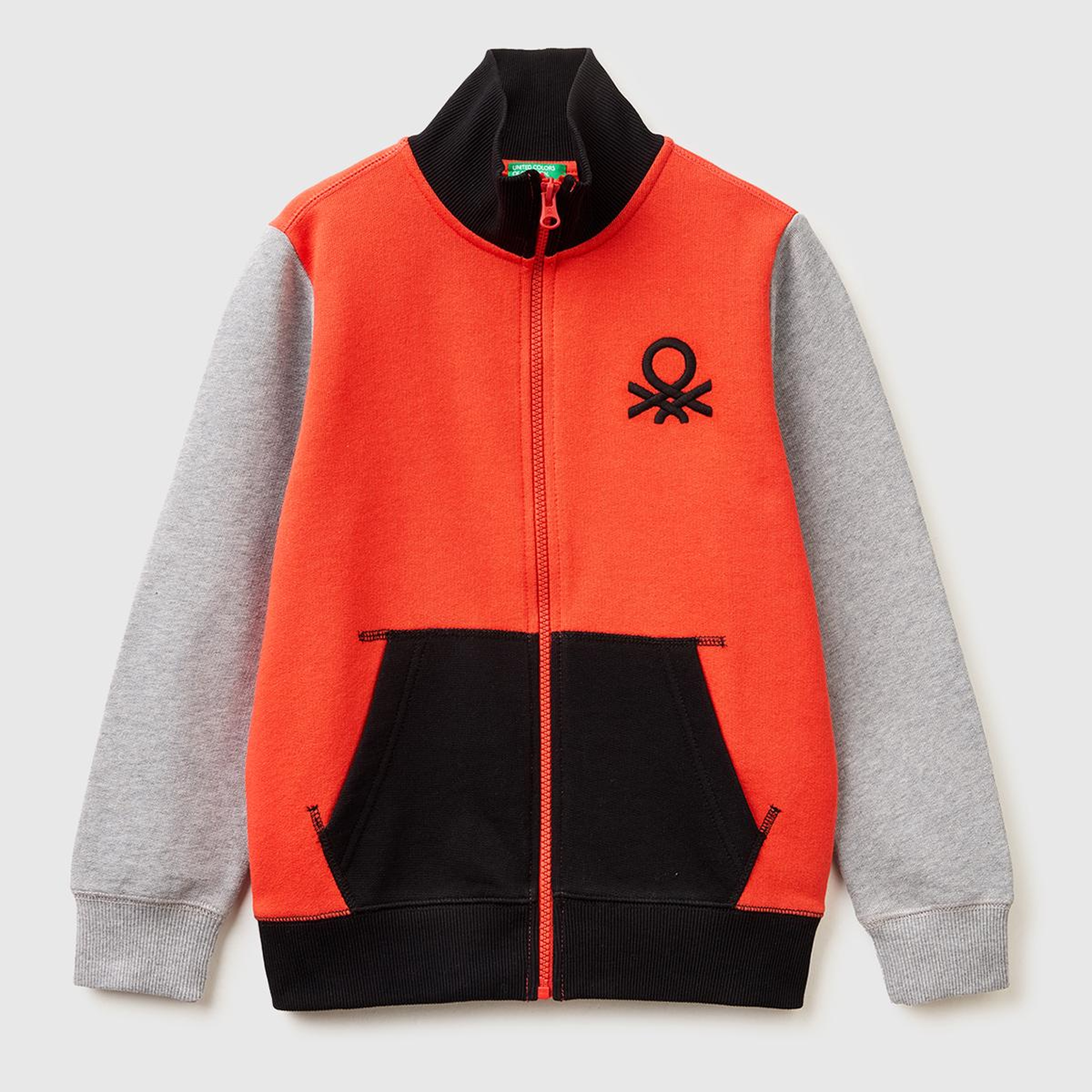 Erkek Çocuk Kırmızı Mix Logolu Sweatshirt