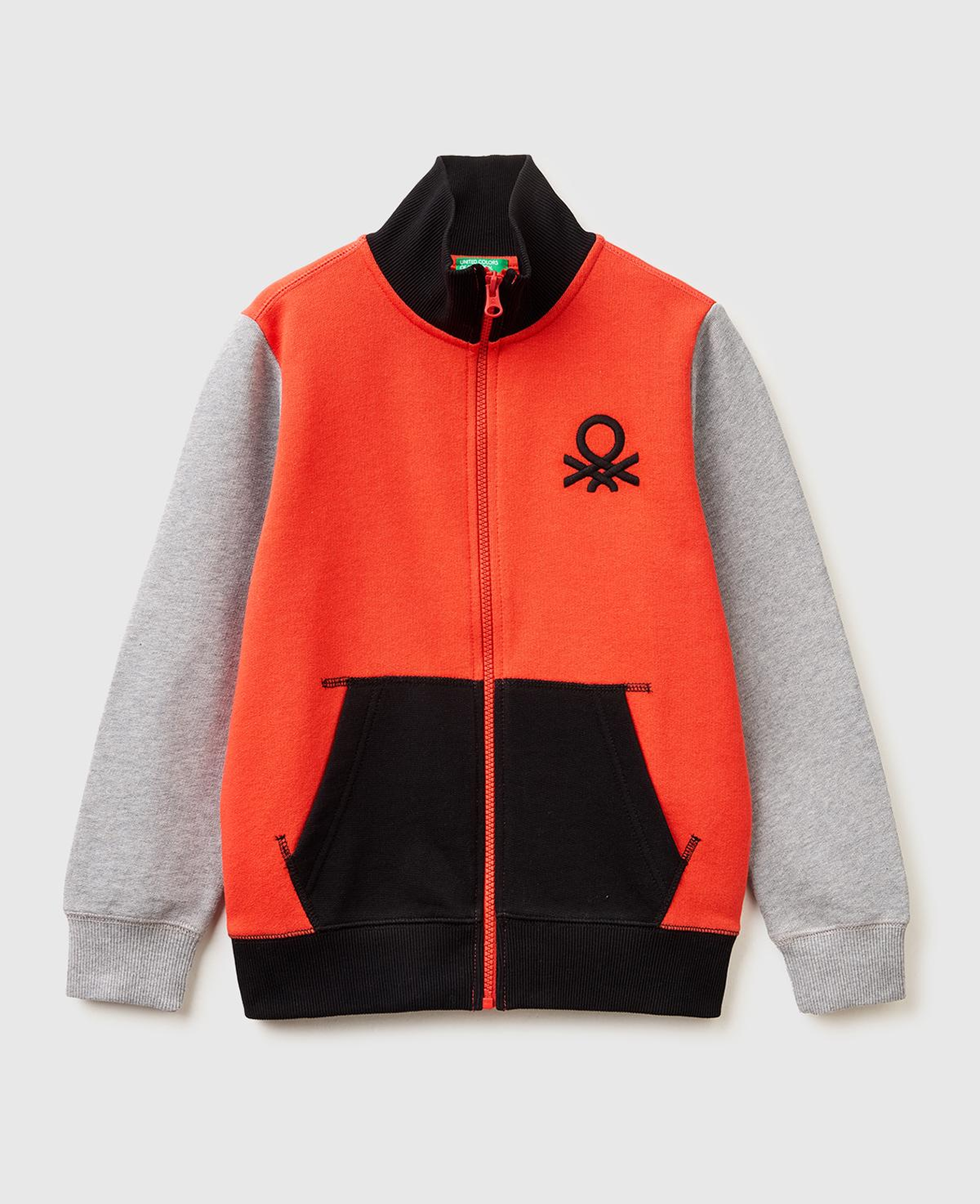 Erkek Çocuk Kırmızı Mix Logolu Sweatshirt