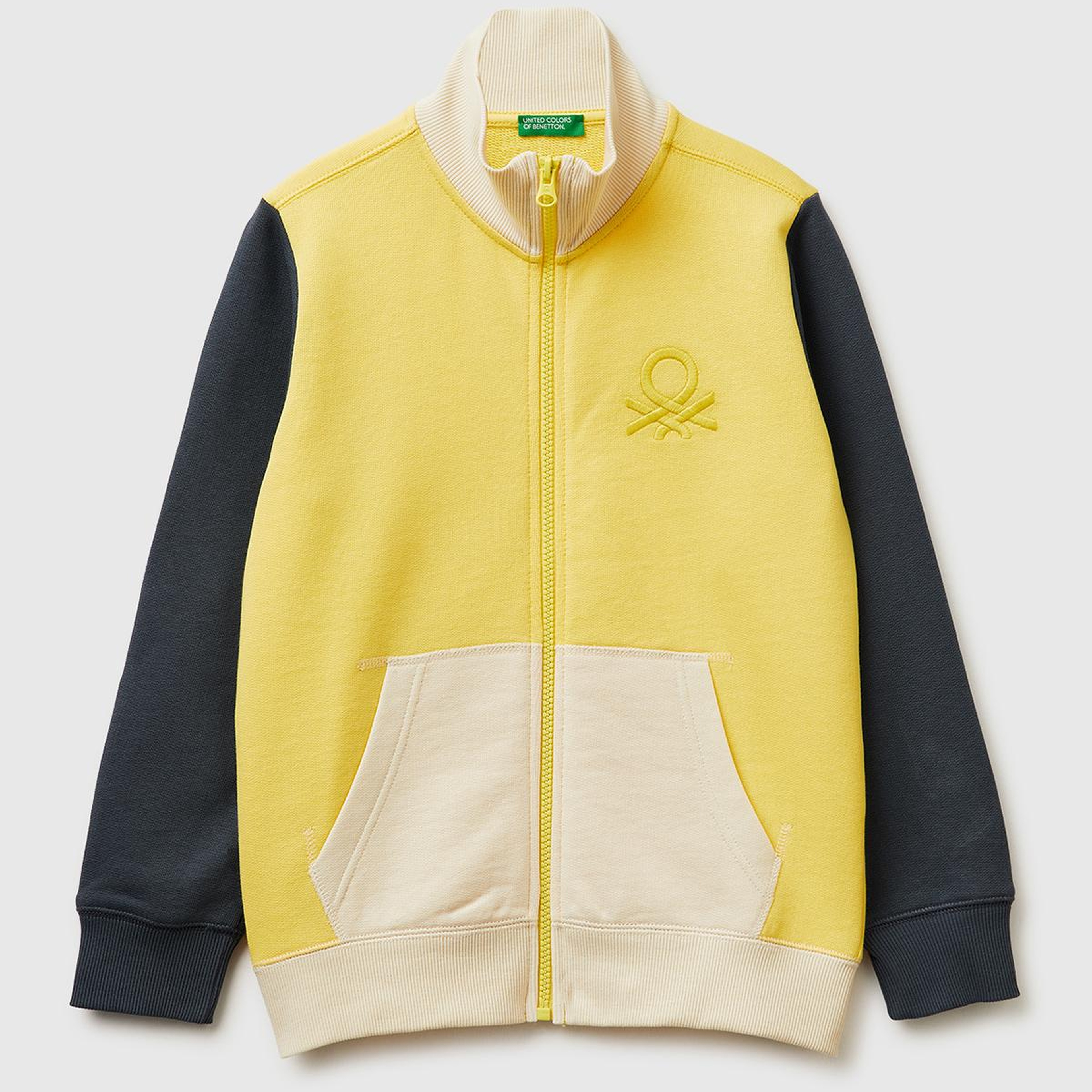 Erkek Çocuk Sarı Mix Logolu Sweatshirt