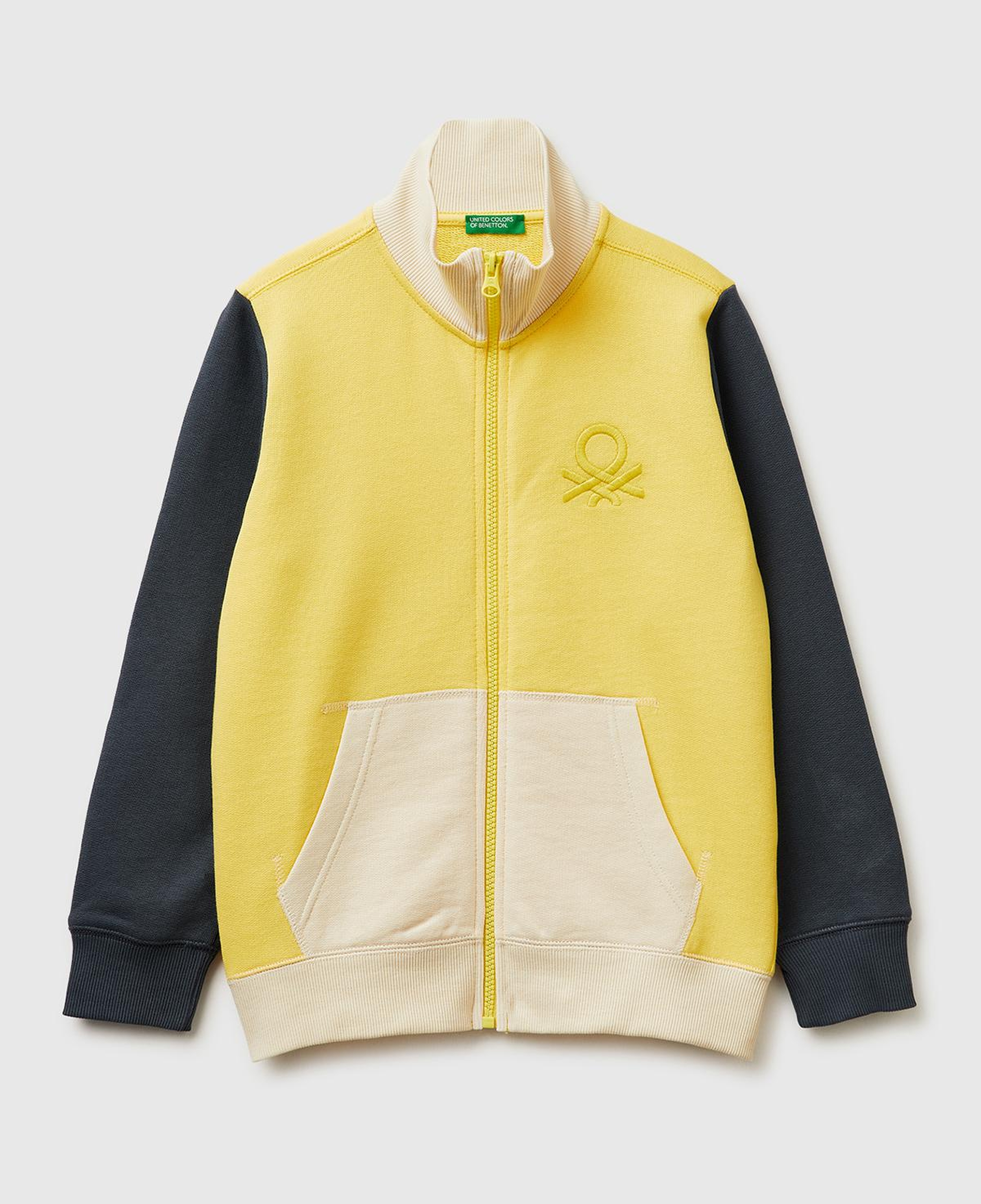 Erkek Çocuk Sarı Mix Logolu Sweatshirt
