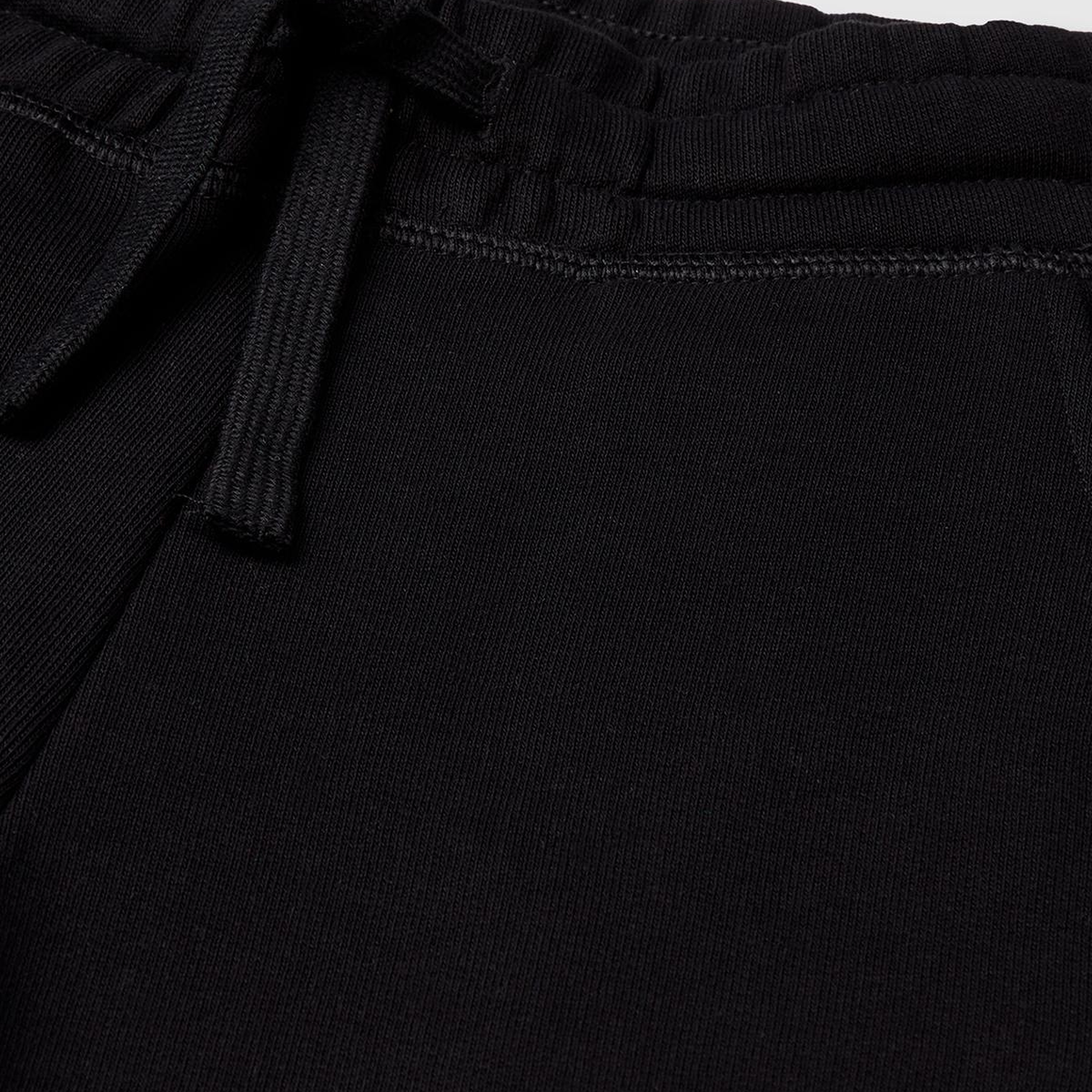 Erkek Çocuk Siyah Logolu Sweat Şort