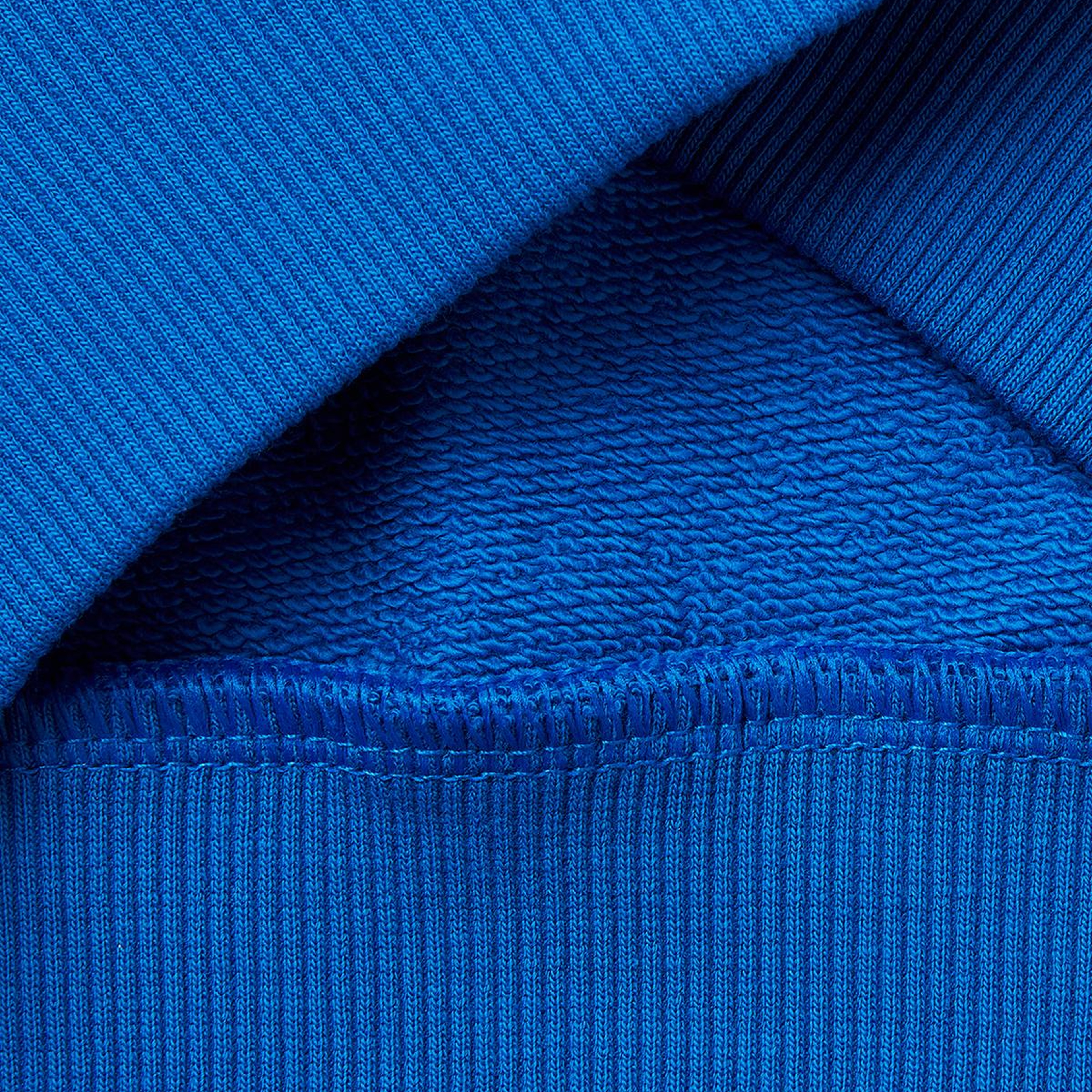 Erkek Çocuk Mavi Baskılı Bisiklet Yaka Sweatshirt
