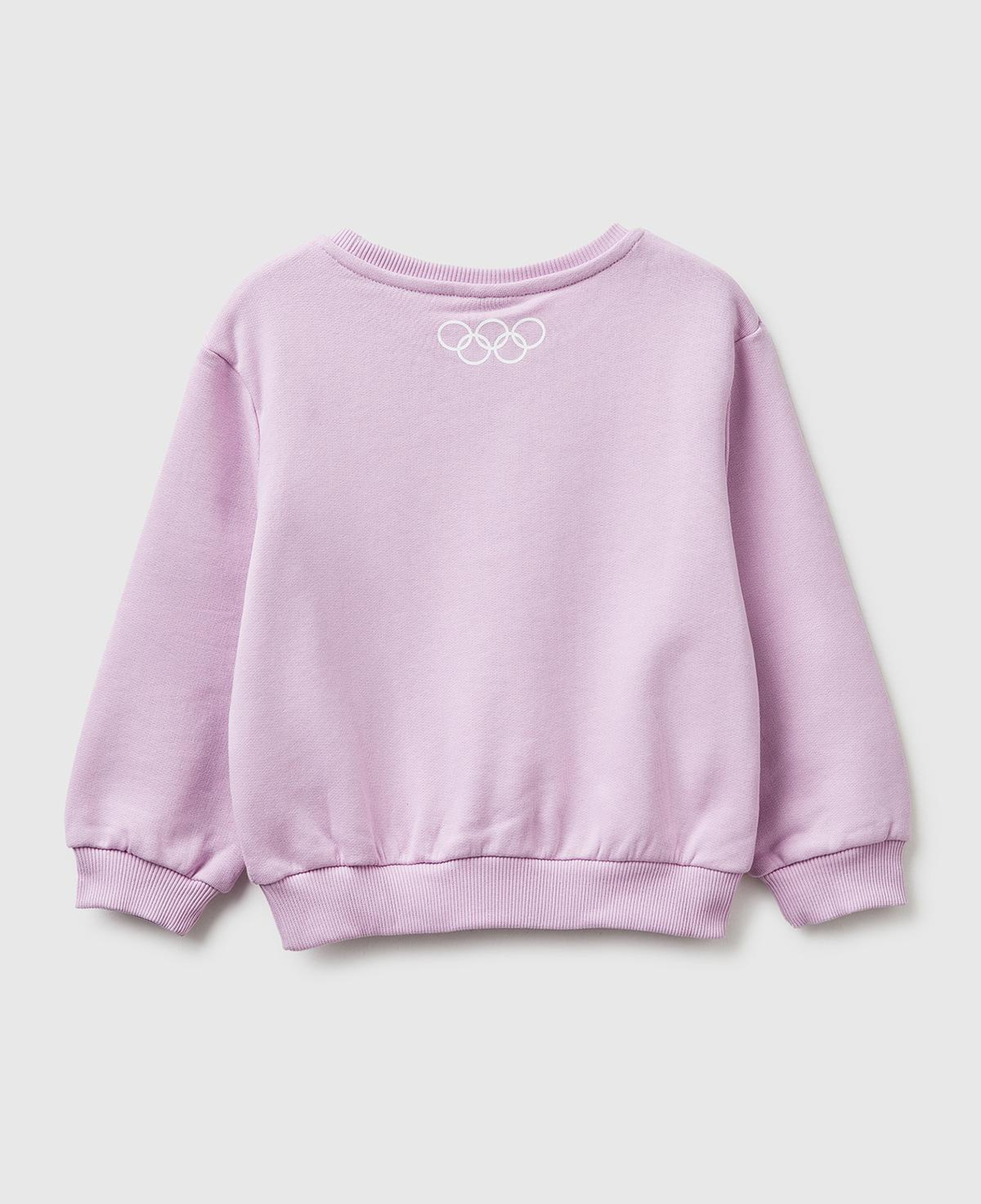 Kız Çocuk Pembe Looney Tunes Baskılı Bisiklet Yaka Sweatshirt