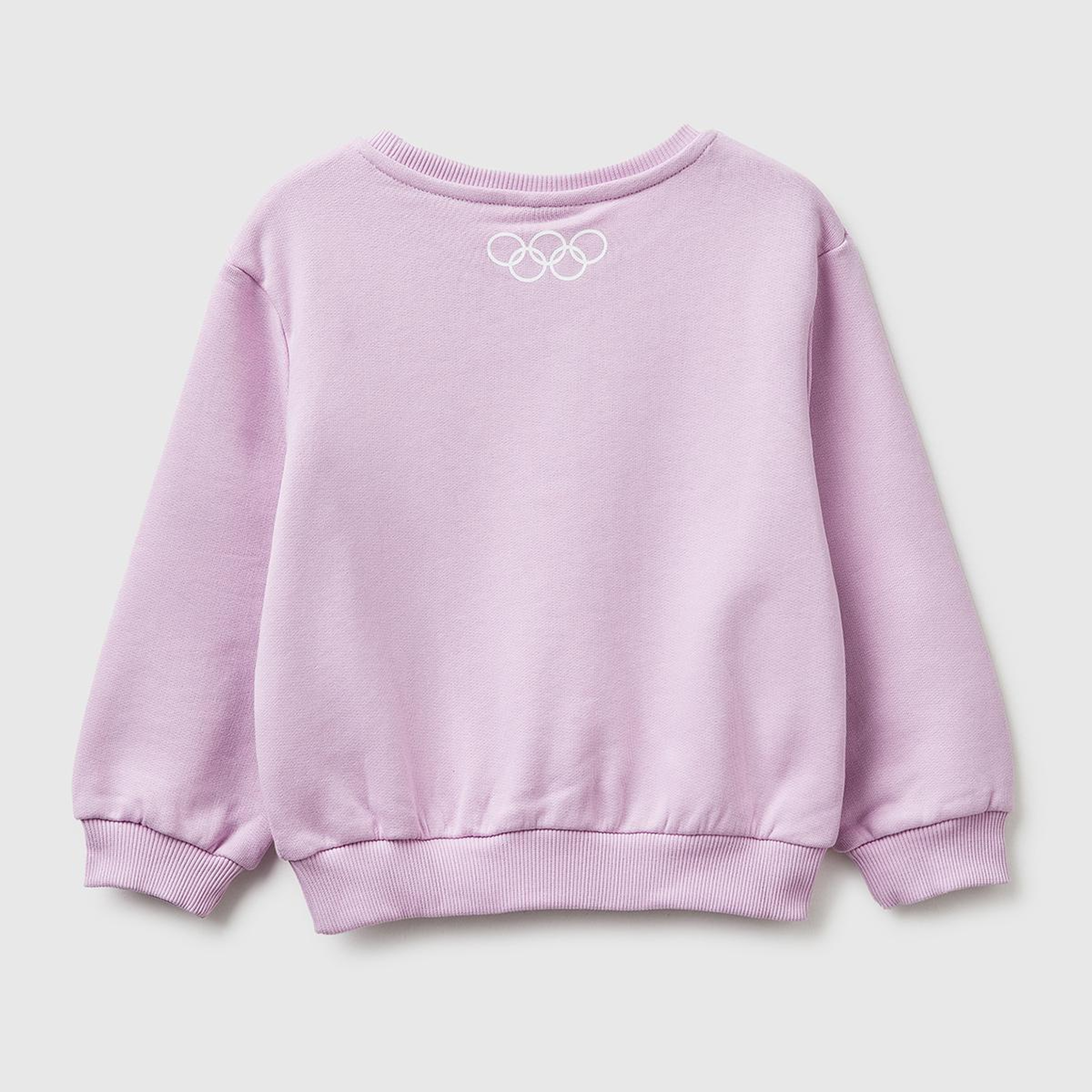 Kız Çocuk Pembe Looney Tunes Baskılı Bisiklet Yaka Sweatshirt